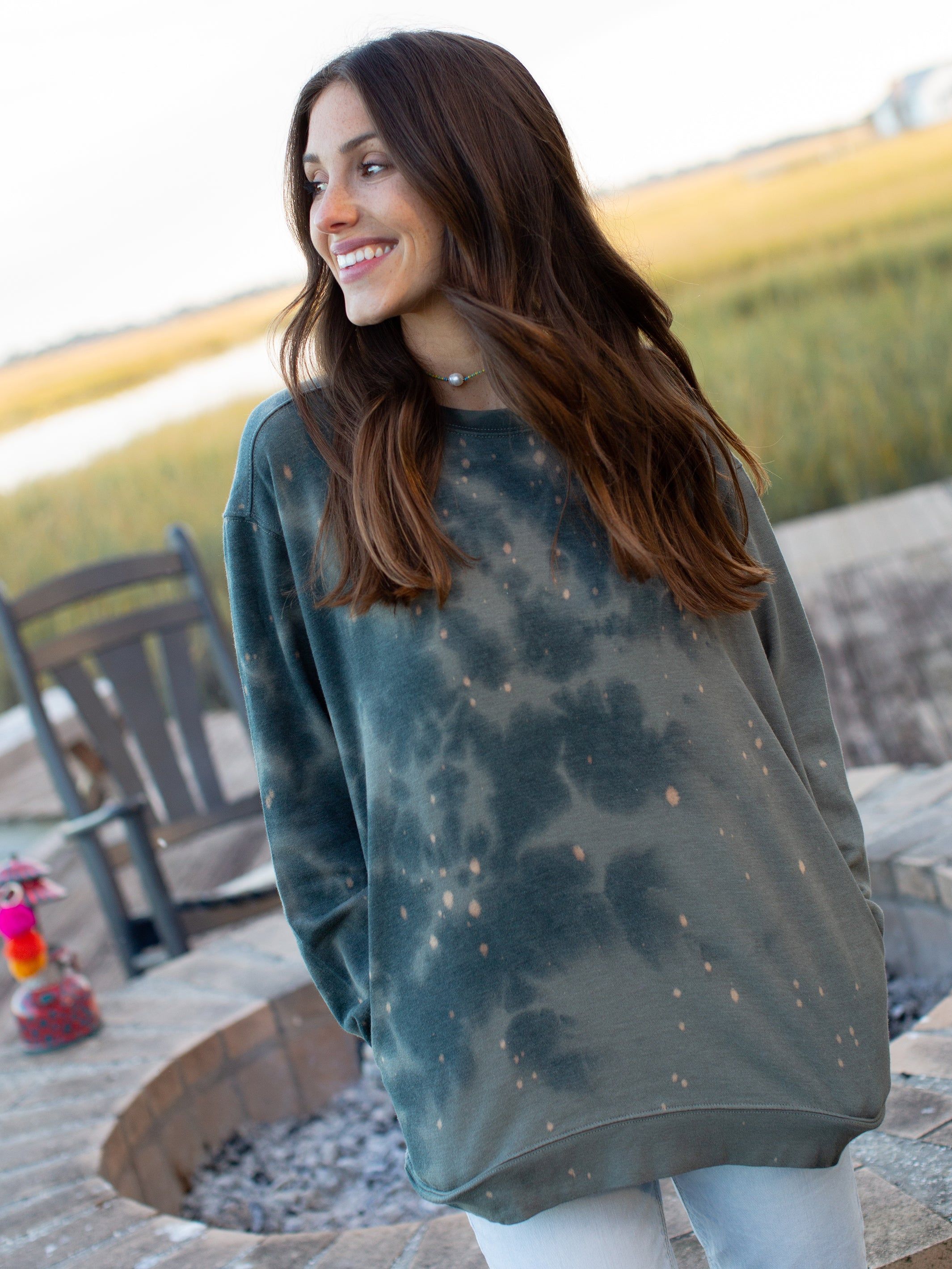 Tie-Dye Sweatshirt - Sage sold by NATURAL LIFE product image thumbnail 4