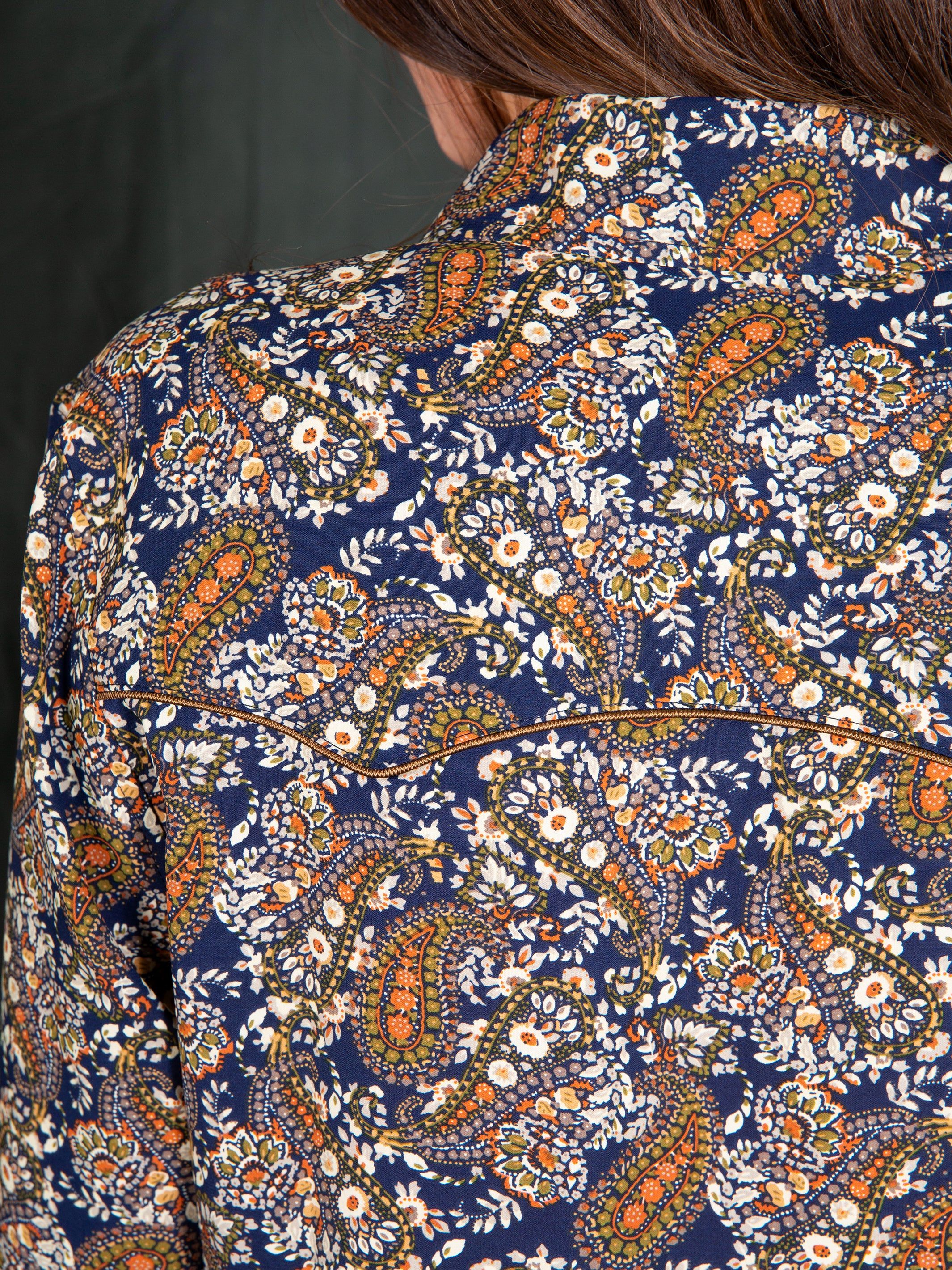 Winona Shirt - Black Paisley sold by NATURAL LIFE product image thumbnail 2