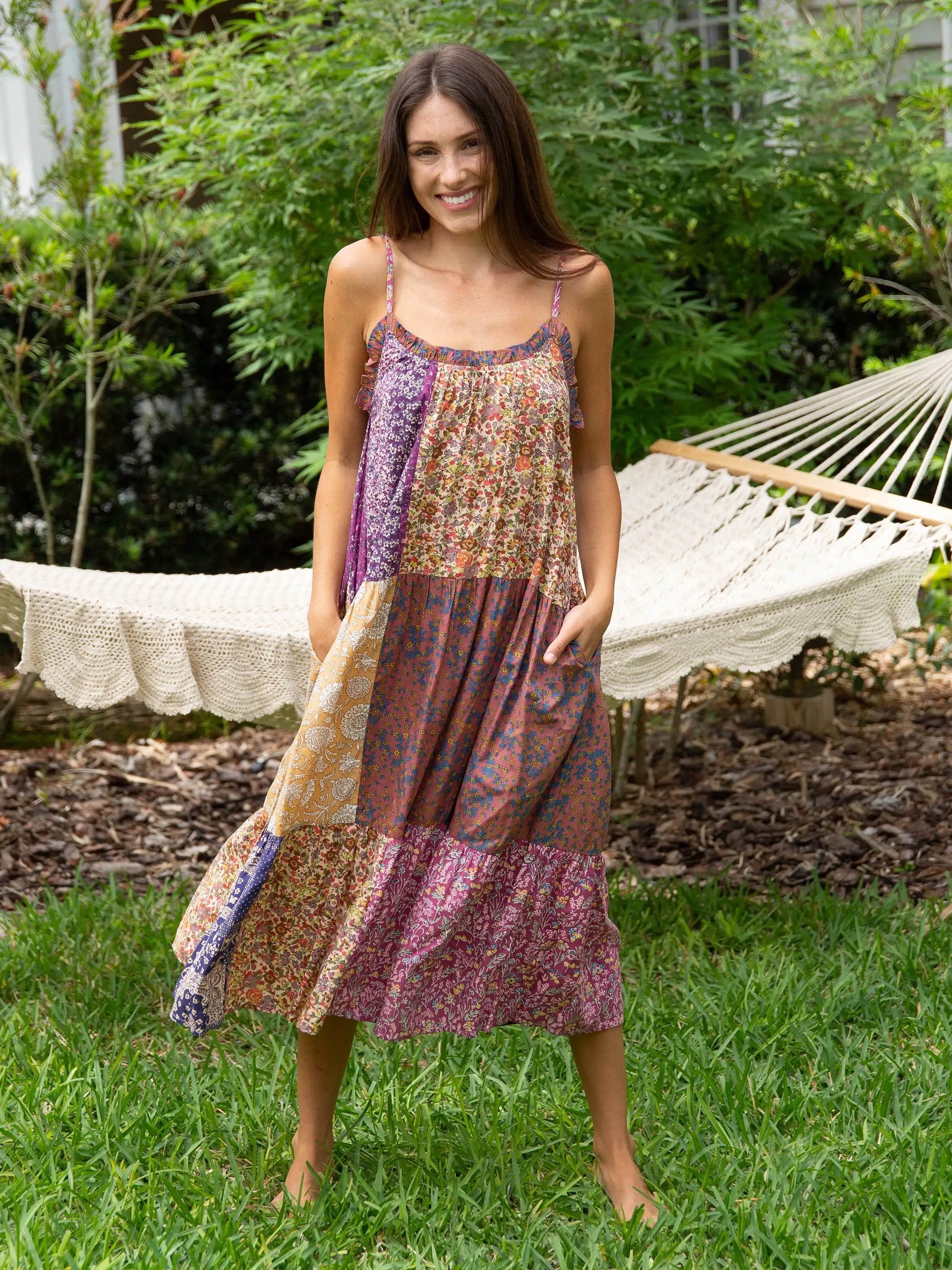 Harley Midi Dress - Summer Floral sold by NATURAL LIFE