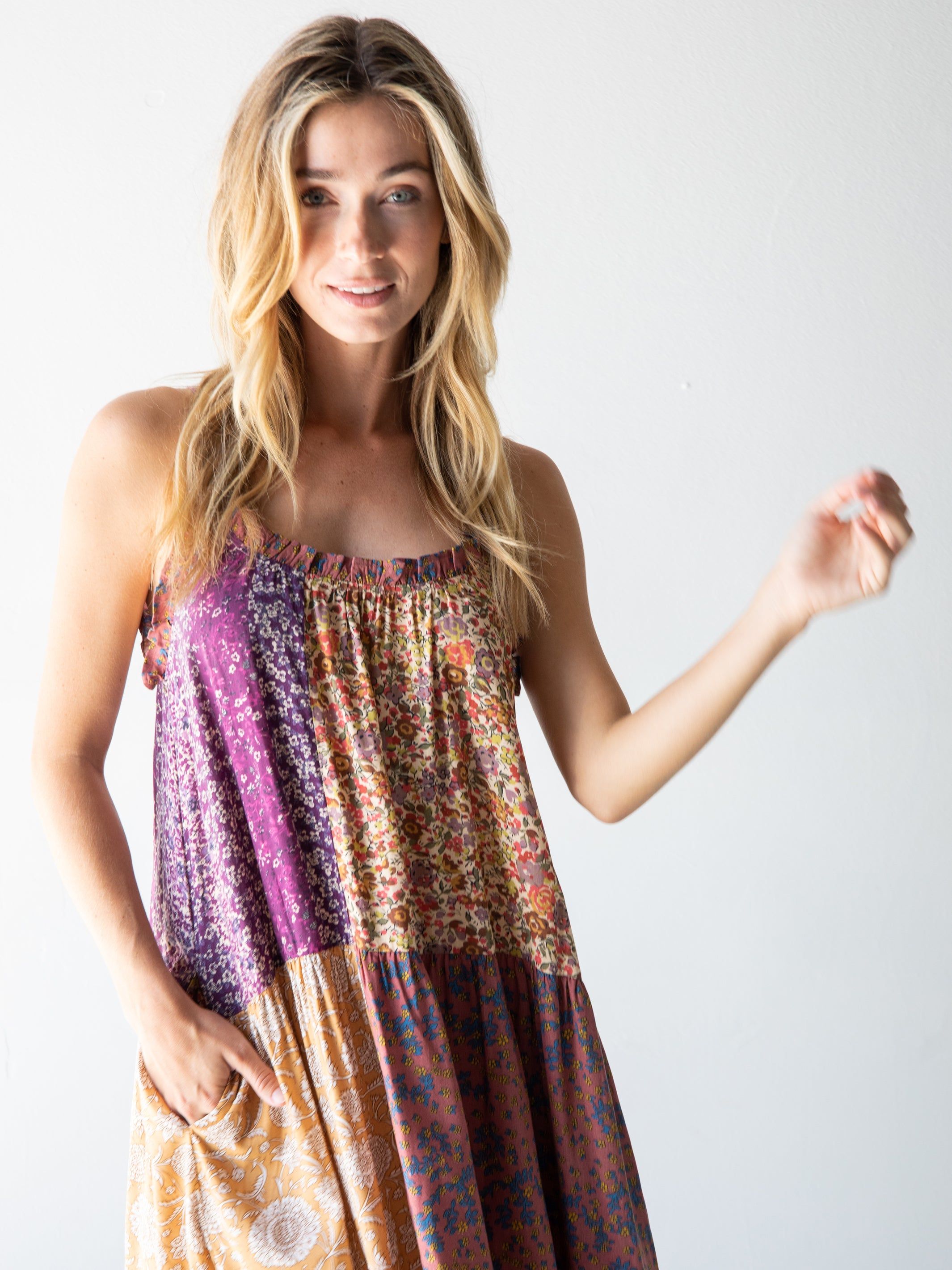 Harley Midi Dress - Summer Floral sold by NATURAL LIFE product image thumbnail 2