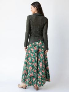 Patti Velvet Palazzo Pant - Evergreen Bouquets sold by NATURAL LIFE