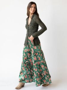 Patti Velvet Palazzo Pant - Evergreen Bouquets sold by NATURAL LIFE