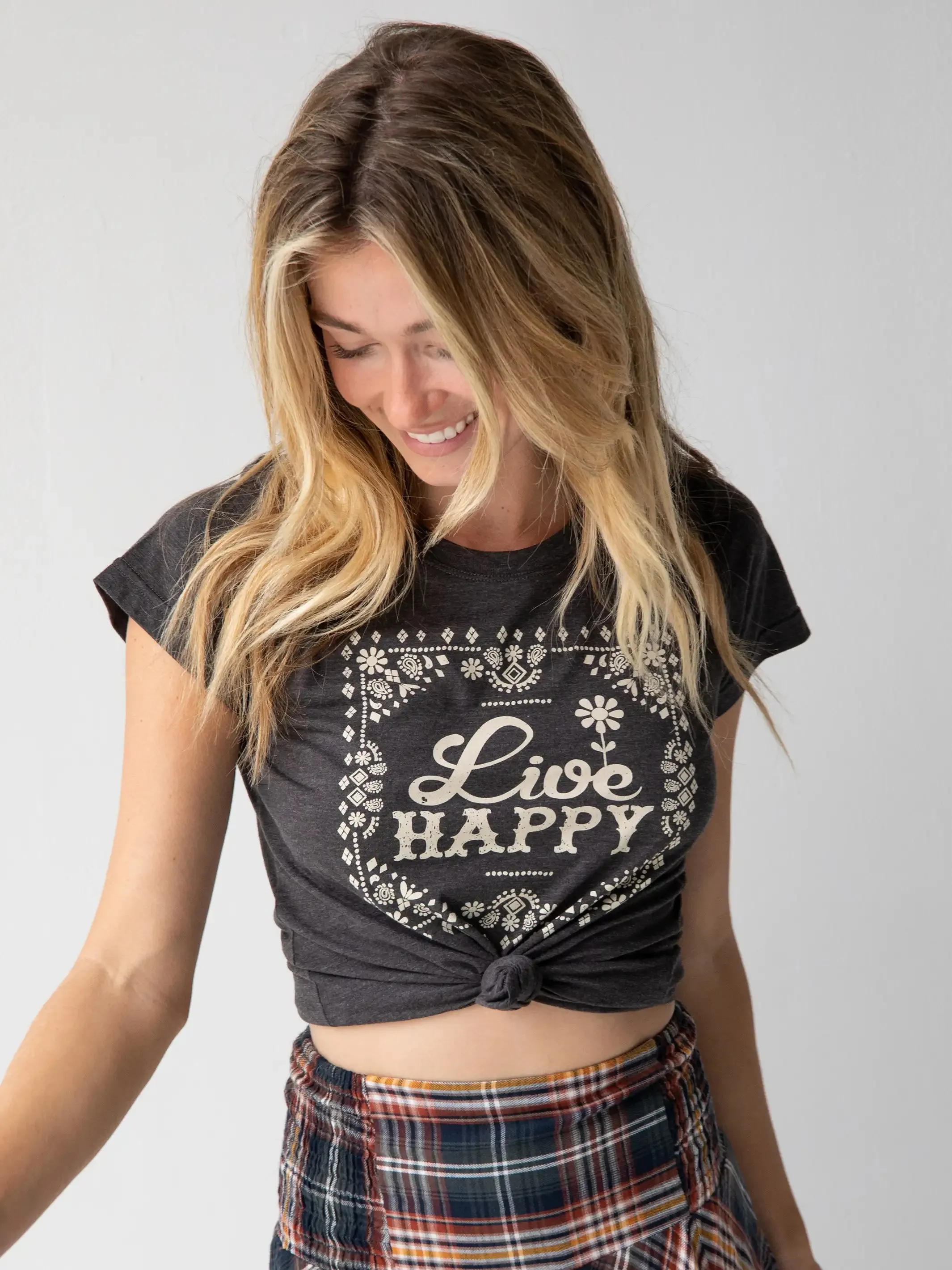 Perfect Fit Tee Shirt - Live Happy sold by NATURAL LIFE product image thumbnail 3