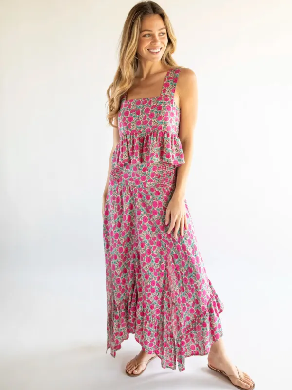 Good Vibes Skirt - Pink Puff Floral sold by NATURAL LIFE