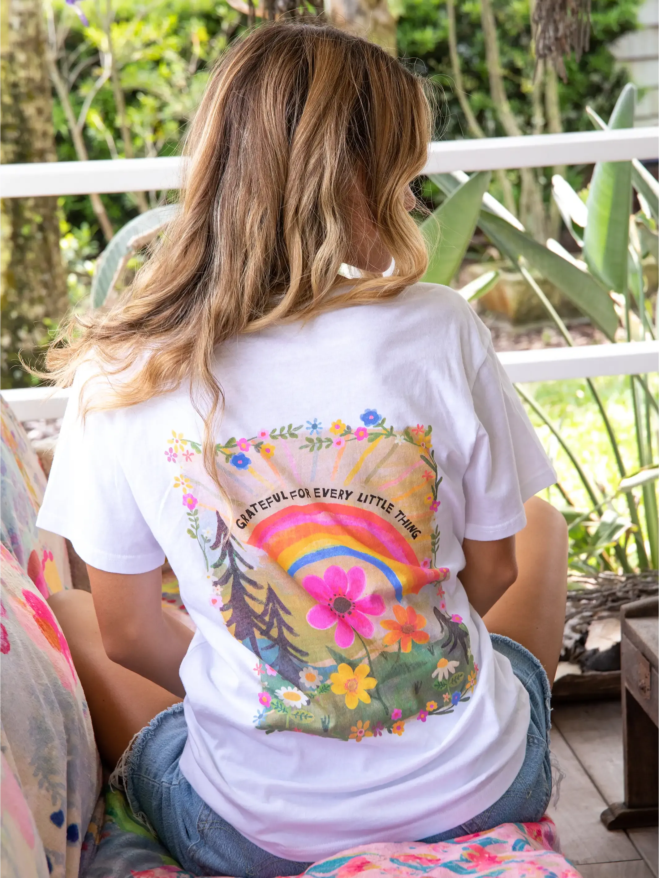 Comfy Tee Shirt - Grateful sold by NATURAL LIFE