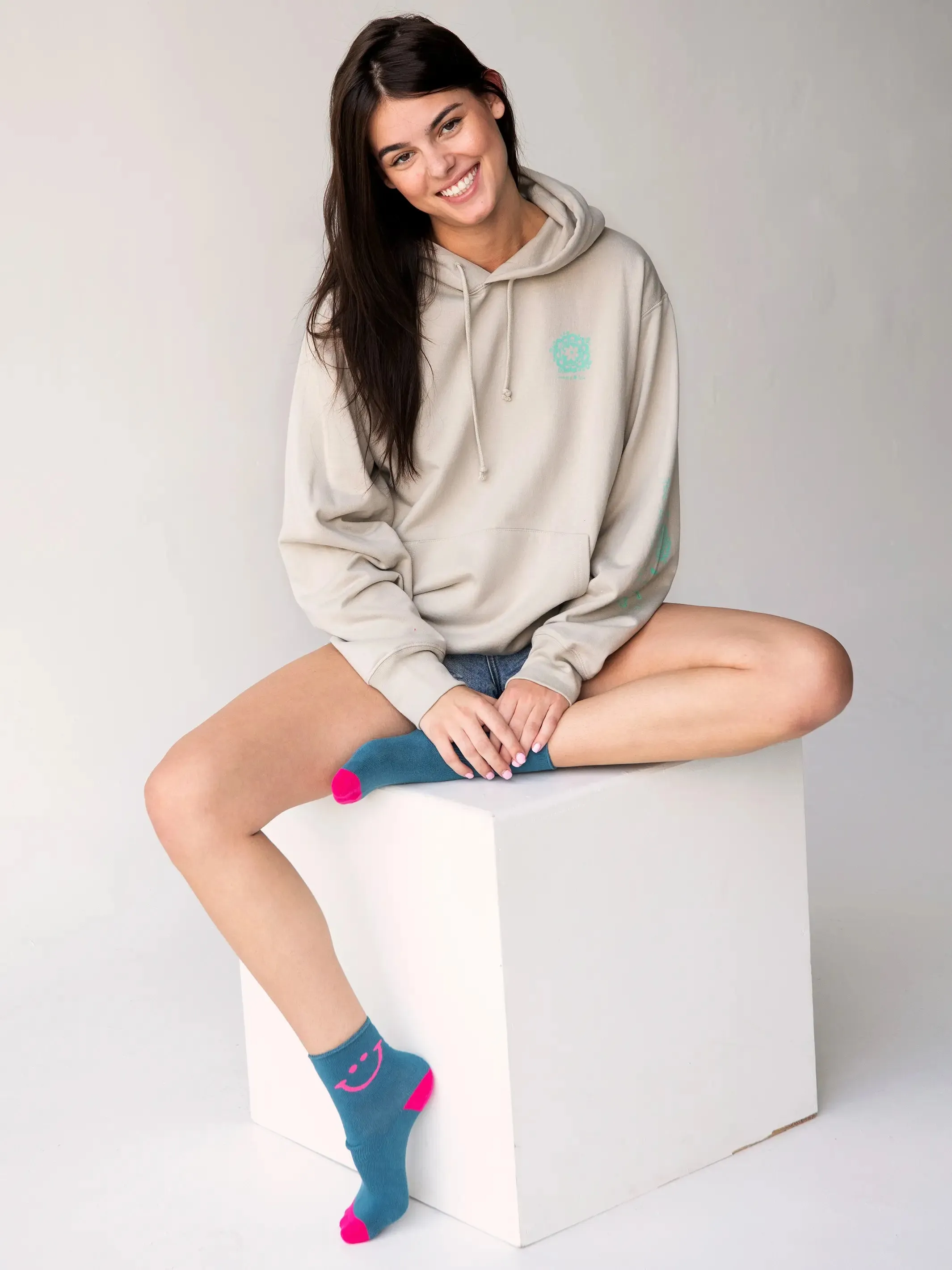 Natural Life Hoodie Sweatshirt - Good Vibes Only sold by NATURAL LIFE product image thumbnail 3