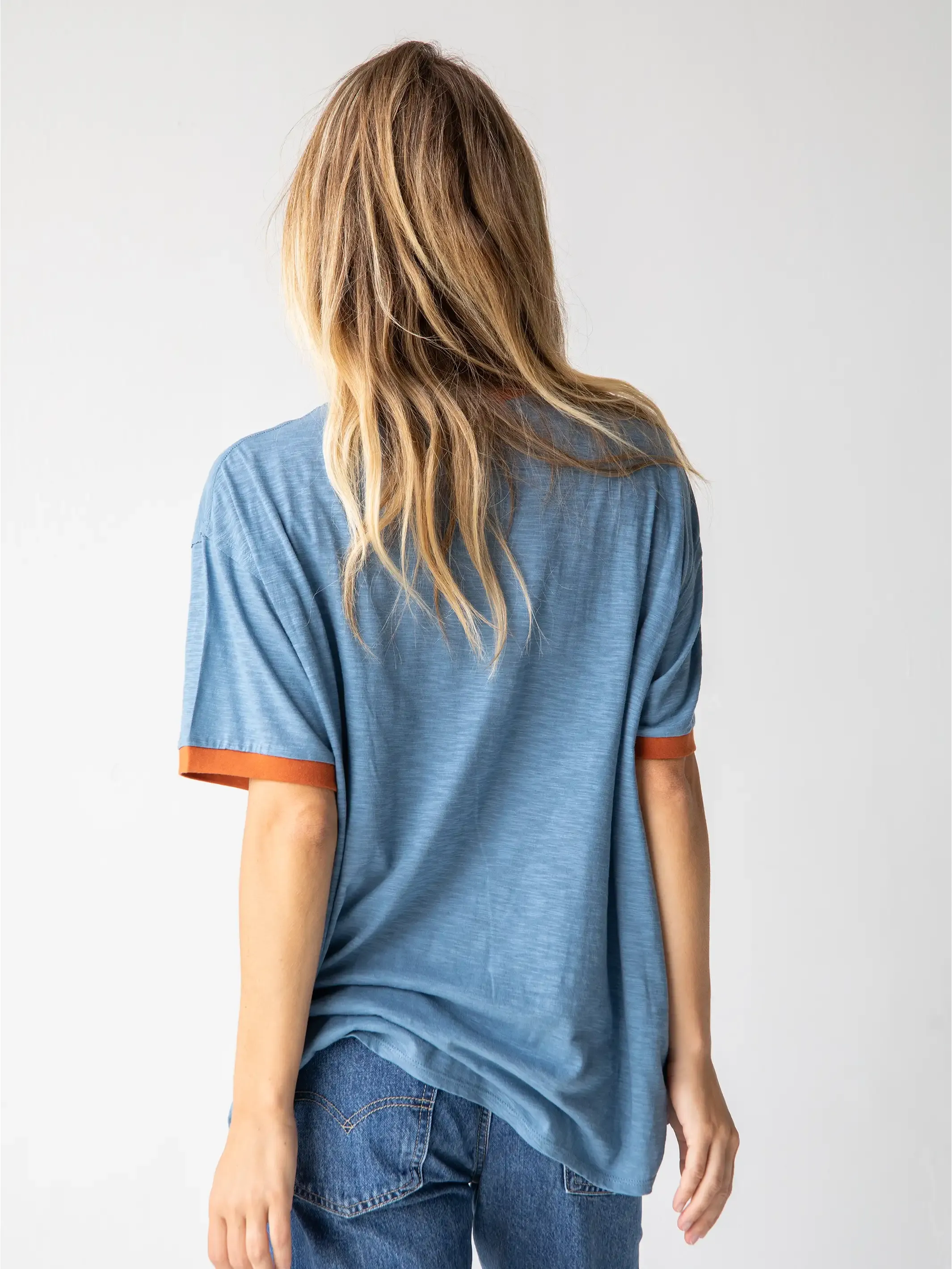 Ringer Oversized Tee Shirt - Kind People sold by NATURAL LIFE product image thumbnail 4