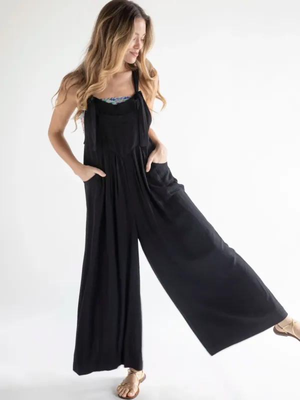 Carrington Jumpsuit - Black sold by NATURAL LIFE