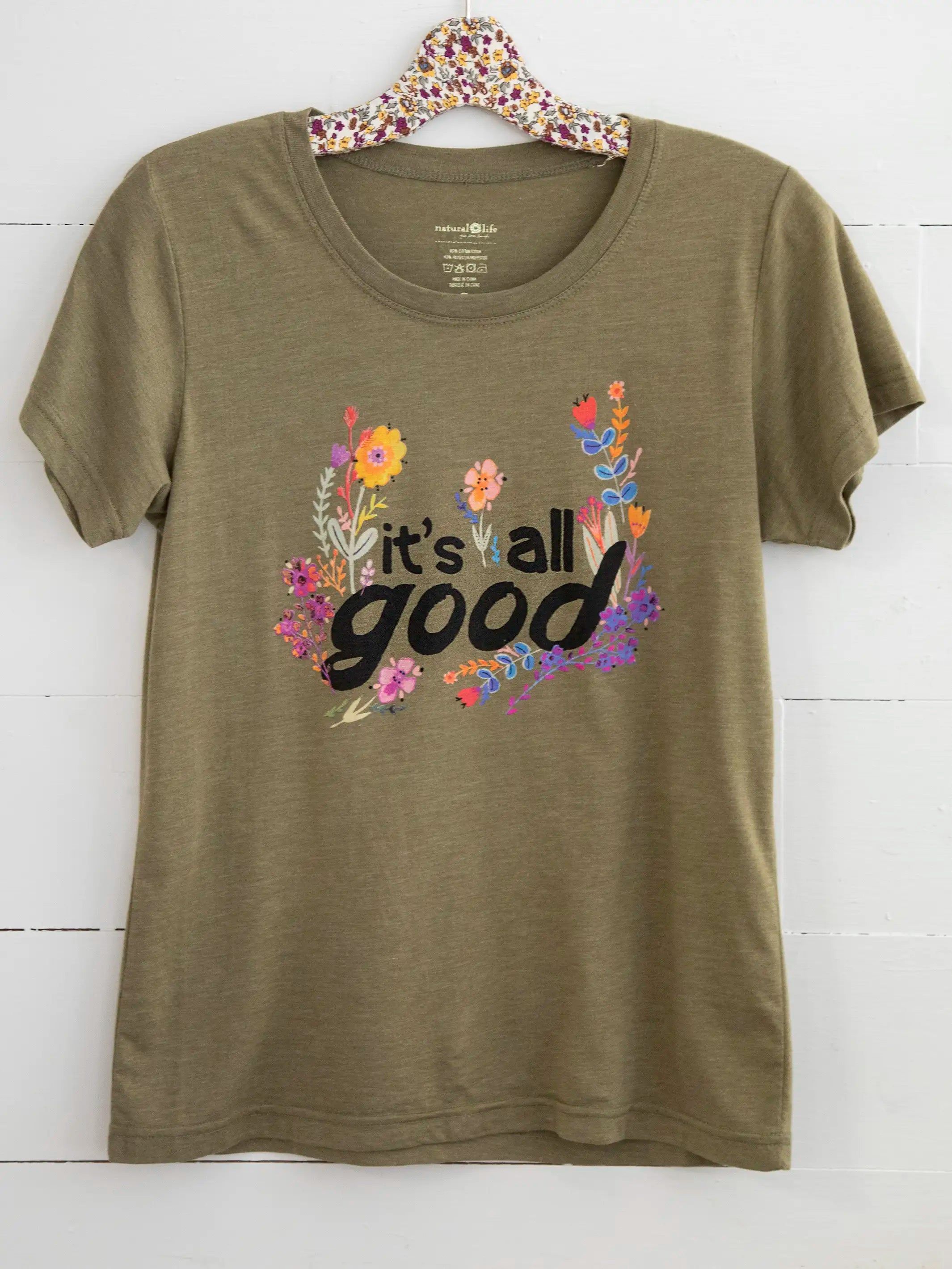 Perfect Fit Tee Shirt - It's All Good sold by NATURAL LIFE product image thumbnail 2