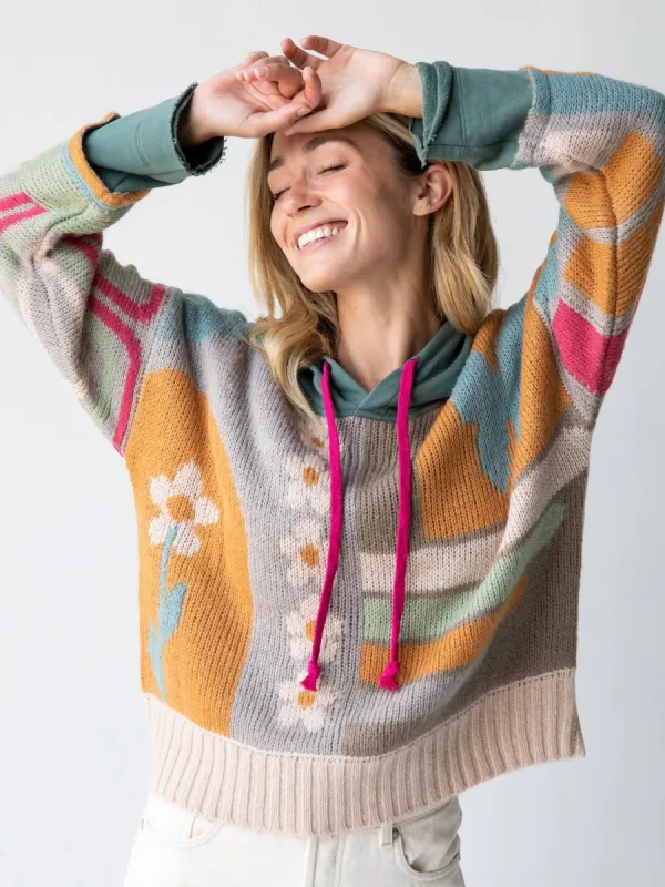 Dreamer Jacquard Sweater - Bay sold by NATURAL LIFE