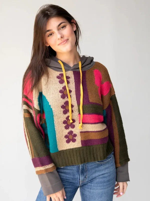 Dreamer Jacquard Sweater - Charcoal sold by NATURAL LIFE