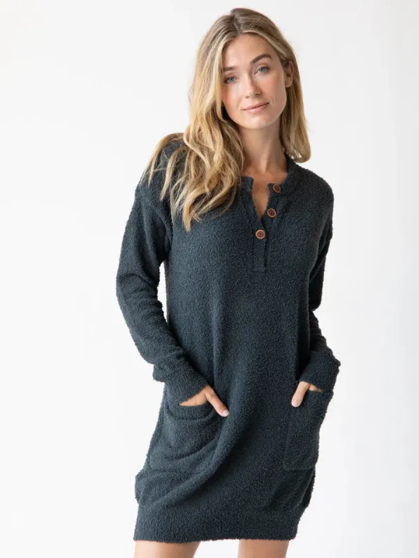 Cozy Up Dress - Charcoal sold by NATURAL LIFE