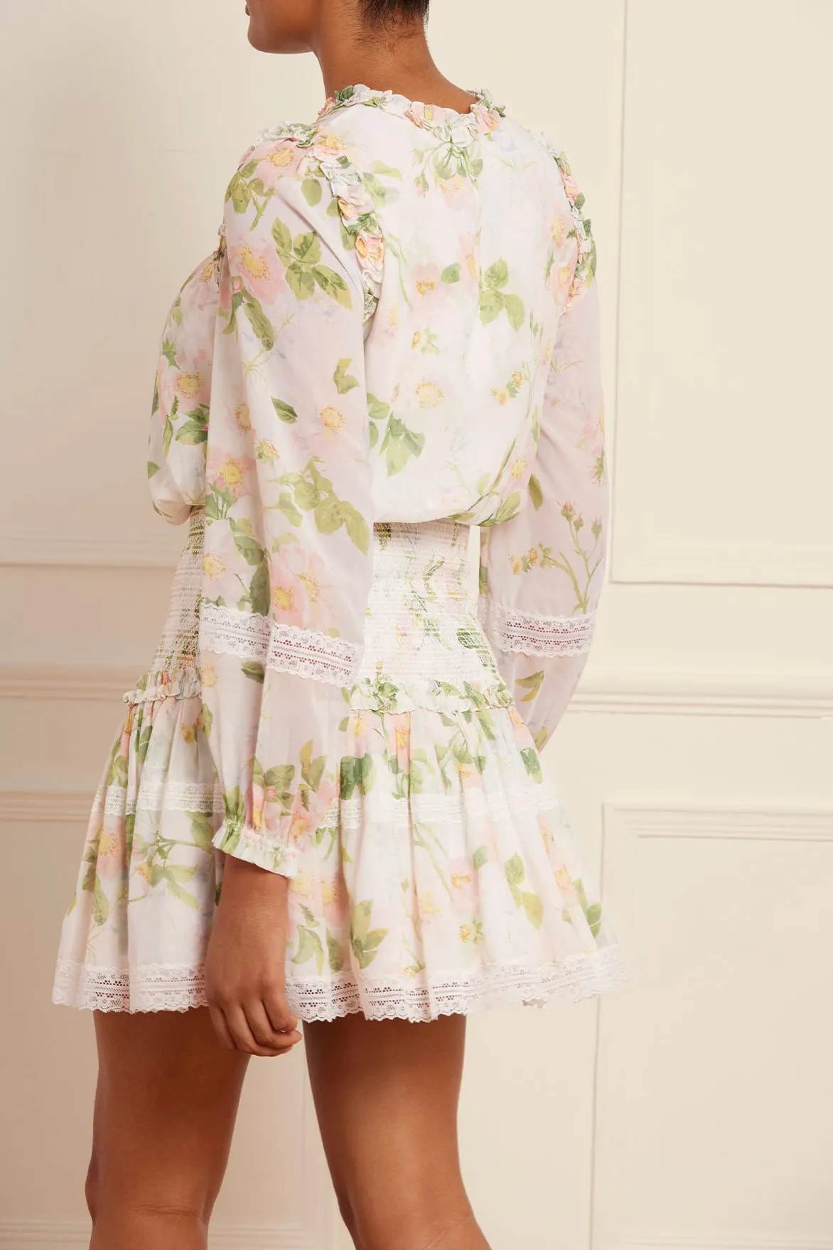 Immortal Rose Poppy Chiffon Top sold by Needle & Thread product image thumbnail 4