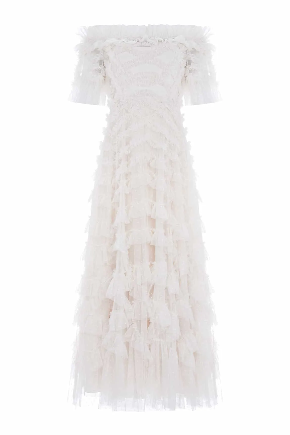 Lana Off-Shoulder Gown sold by Needle & Thread product image thumbnail 3