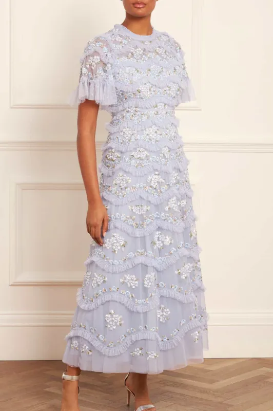 Daisy Wave Ankle Gown sold by Needle & Thread