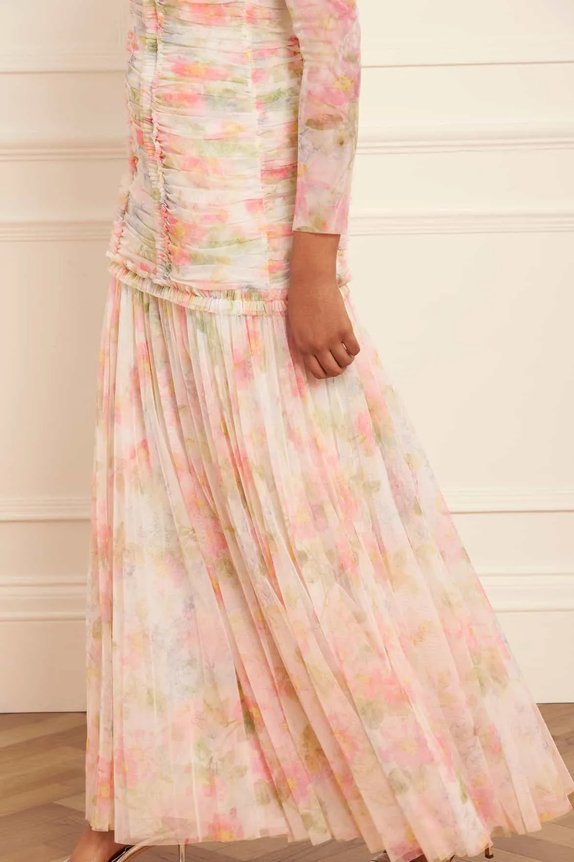 Immortal Rose Rouched Off-Shoulder Gown sold by Needle & Thread product image thumbnail 3