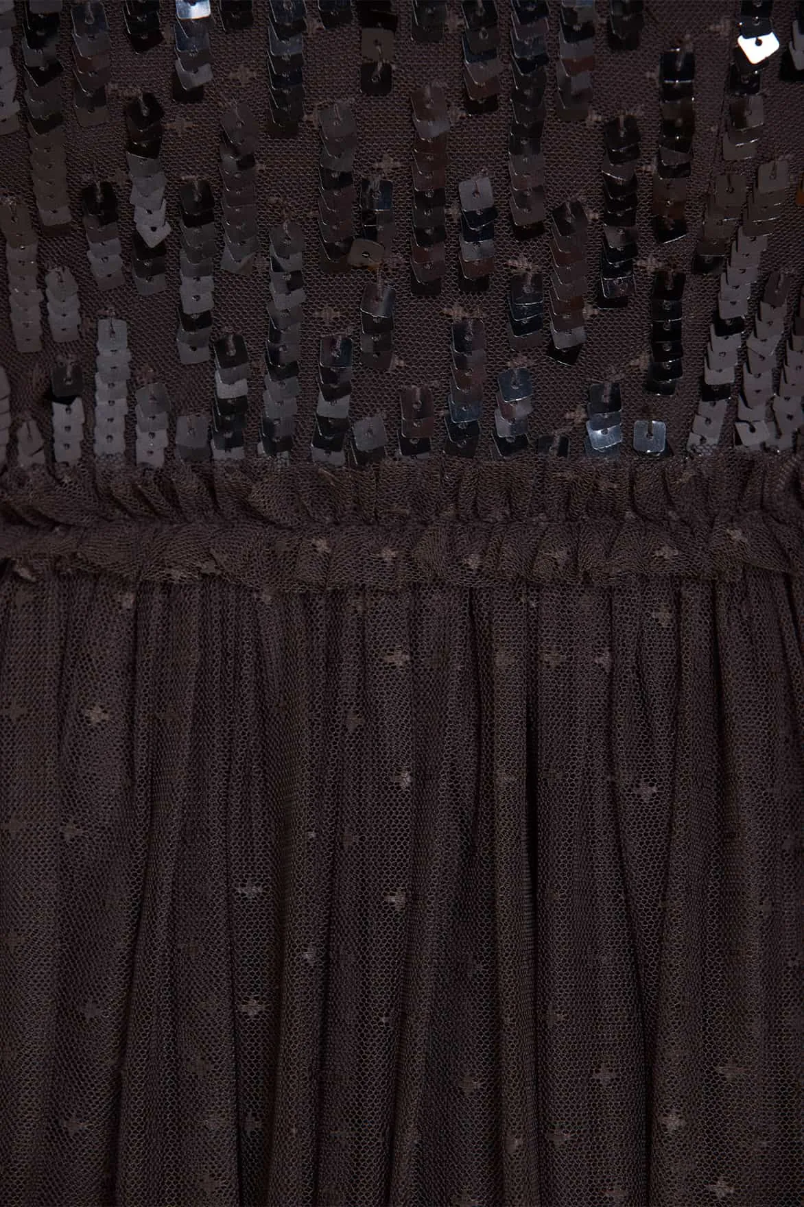 Sequin Dash Bodice Ankle Gown sold by Needle & Thread product image thumbnail 3