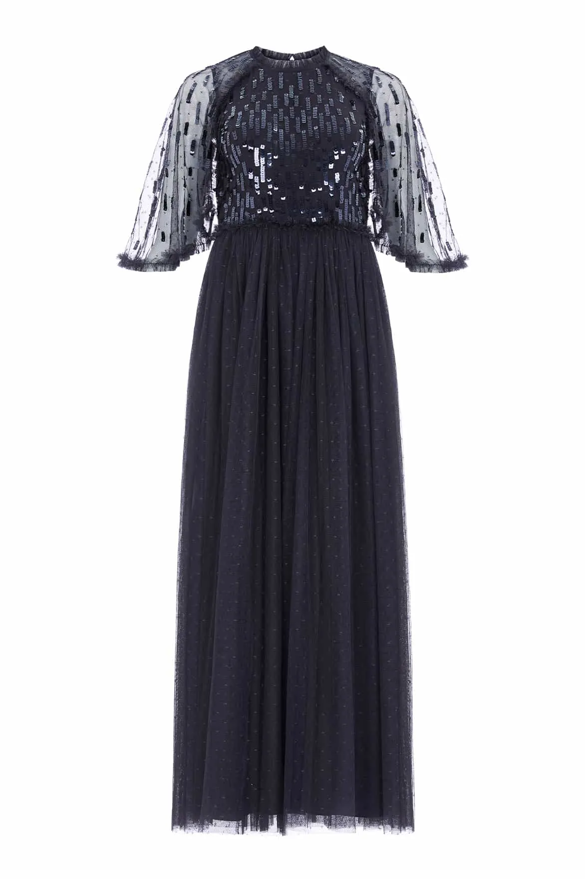 Sequin Dash Bodice Ankle Gown sold by Needle & Thread product image thumbnail 2