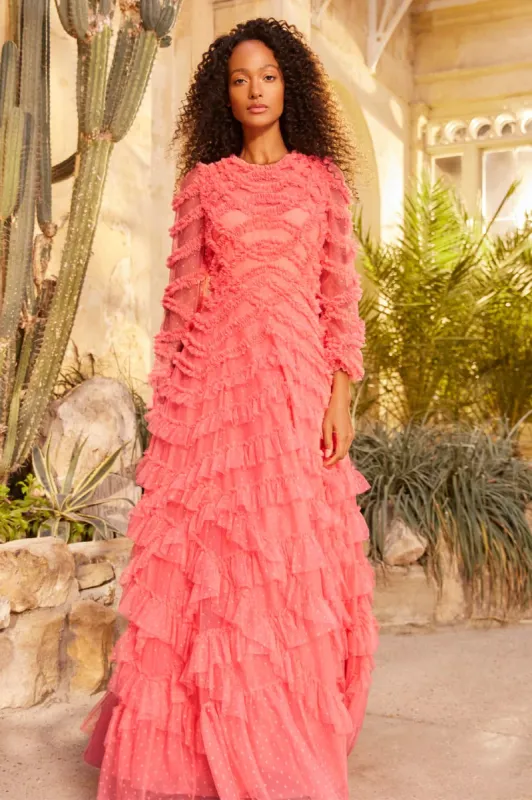 Lana Round Neck Gown sold by Needle & Thread