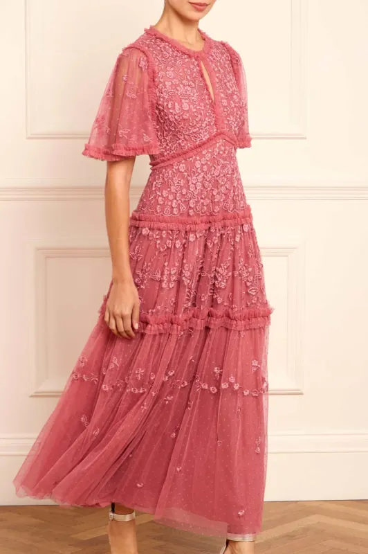 Autumn Lace Ankle Gown sold by Needle & Thread