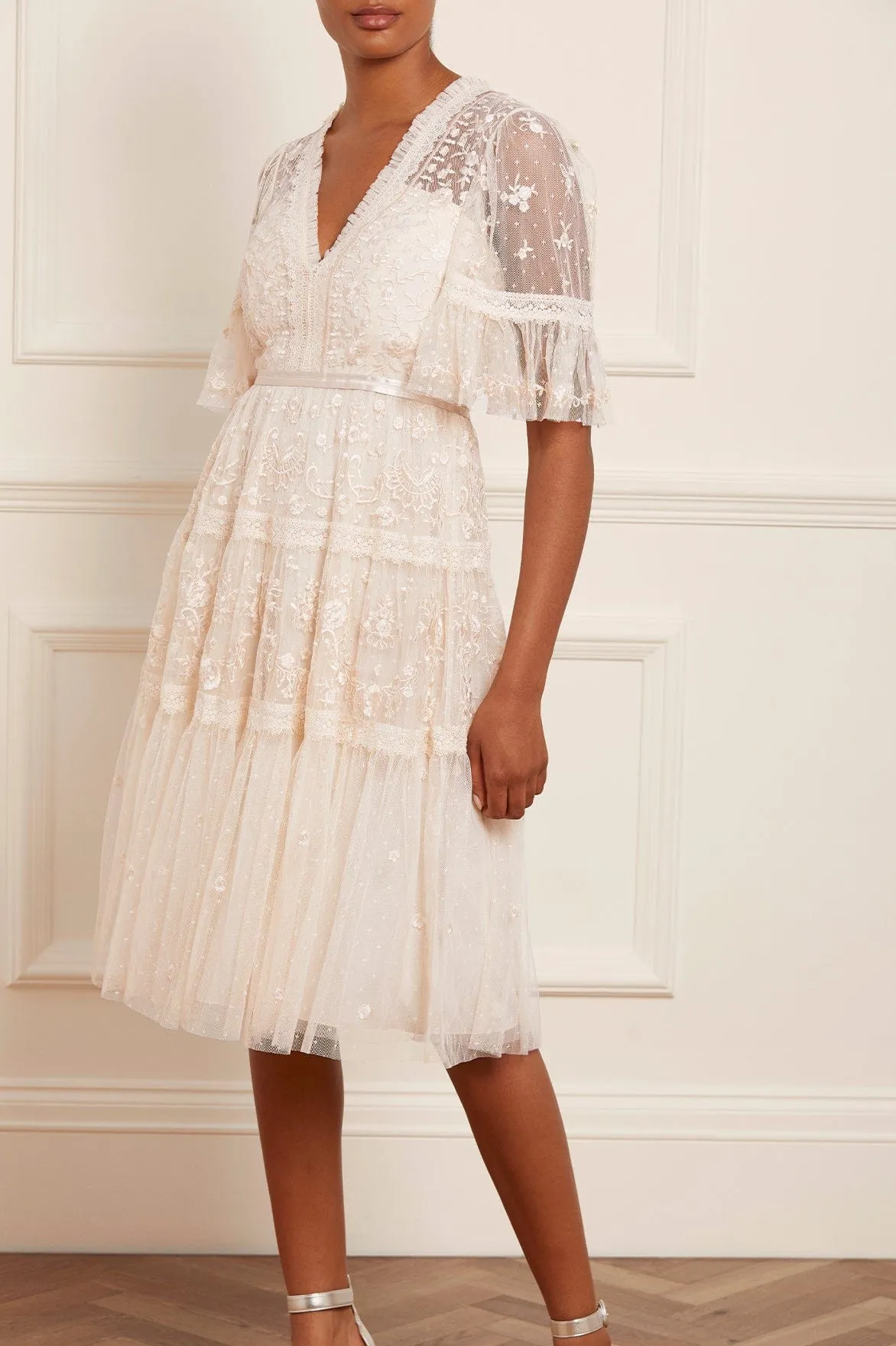 Lottie Lace Midi Dress | Parallel