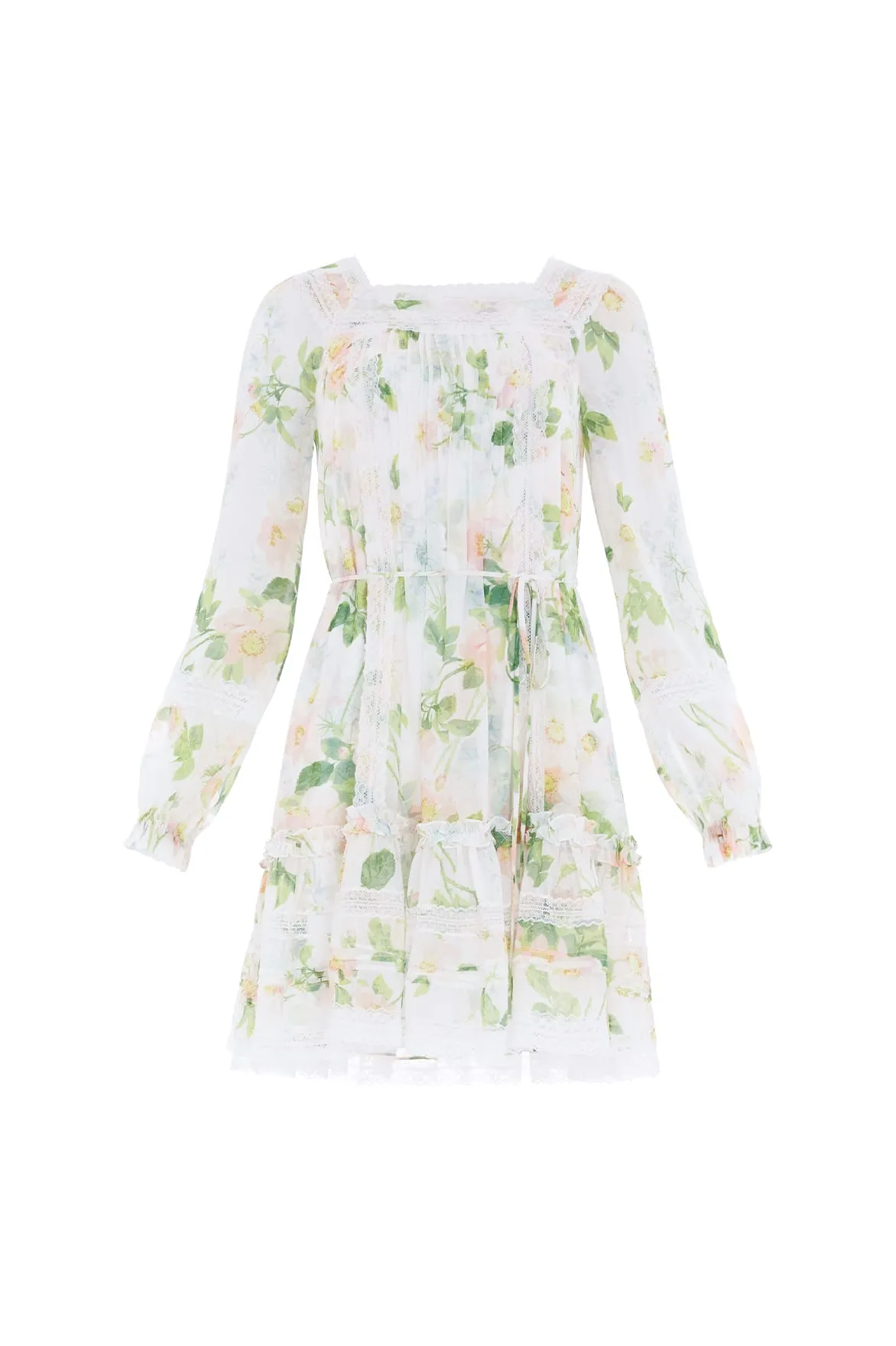 Immortal Rose Viola Georgette Micro Mini Dress sold by Needle & Thread product image thumbnail 2