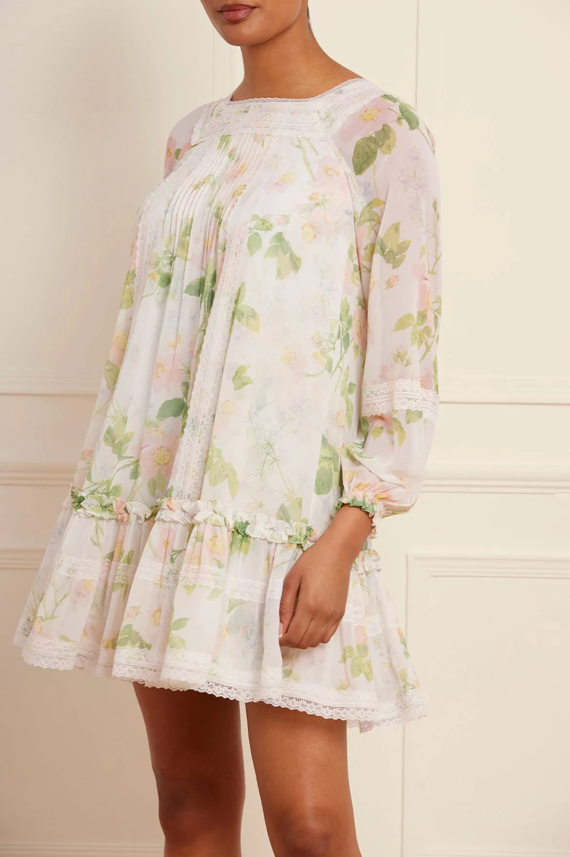 Immortal Rose Viola Georgette Micro Mini Dress sold by Needle & Thread