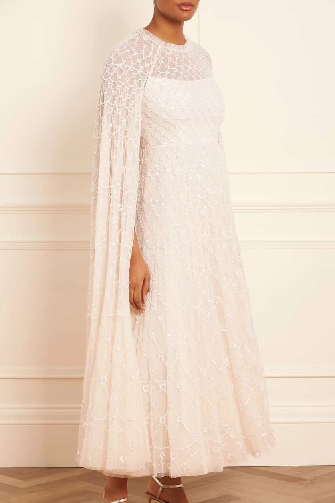 Heart Lattice Ankle Gown sold by Needle & Thread product image thumbnail 4