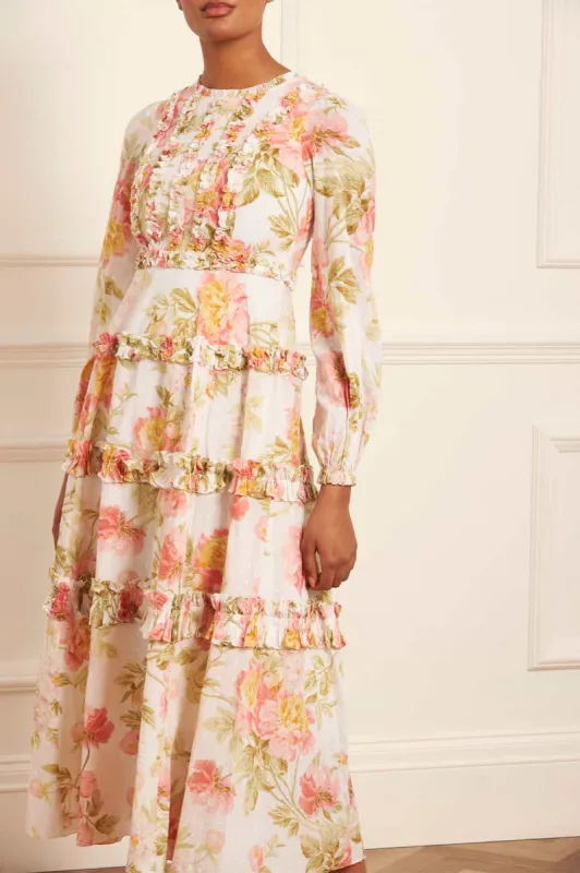 Peony Promise Esme Cotton Ankle Gown made by Needle & Thread