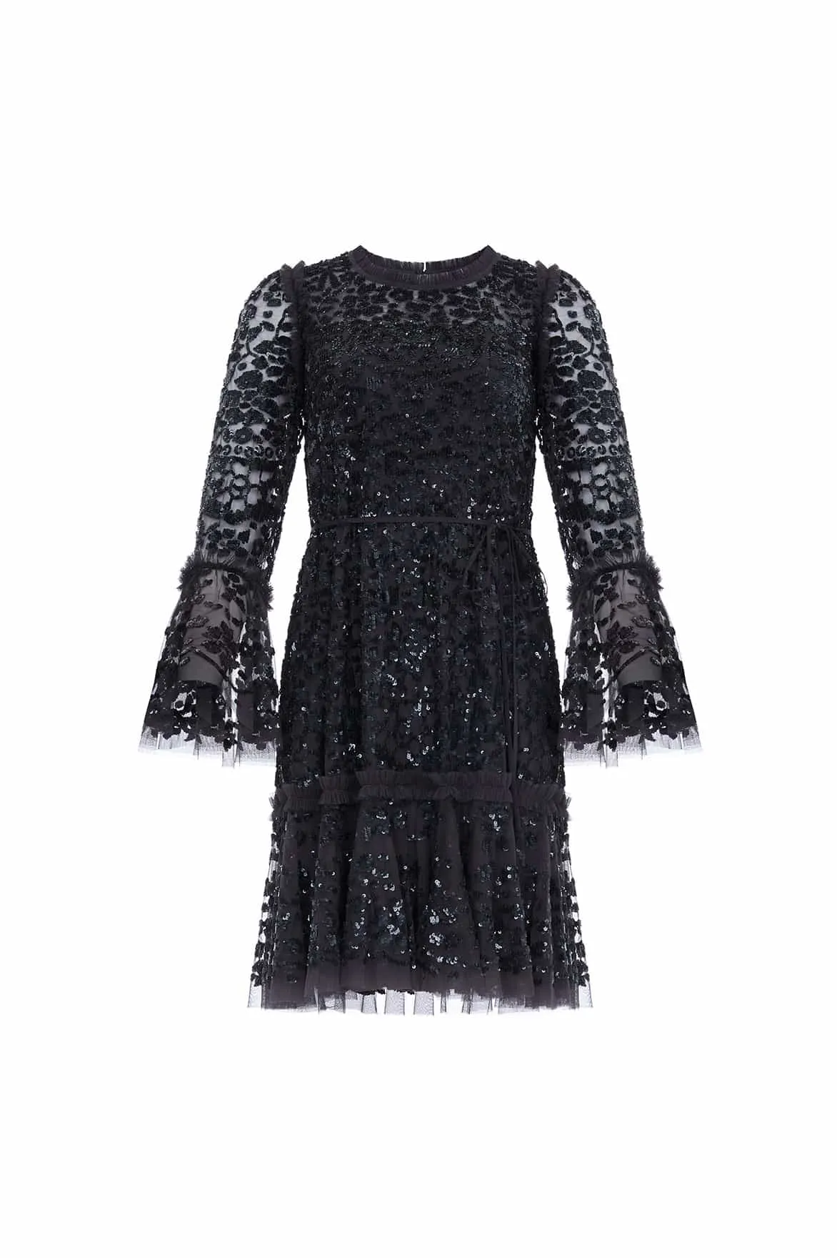 Annie Sequin Tiered Mini Dress sold by Needle & Thread product image thumbnail 2