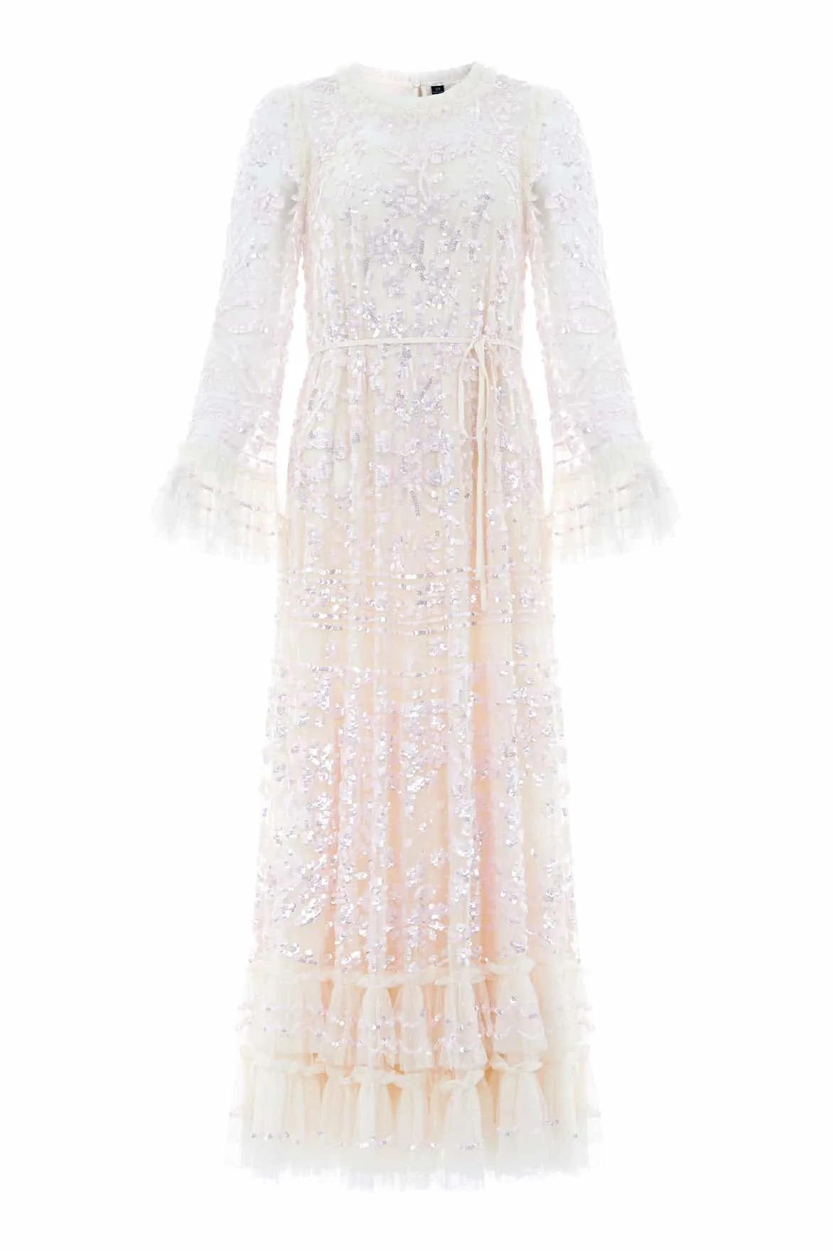 Celia Long Sleeve Ankle Gown sold by Needle & Thread product image thumbnail 3