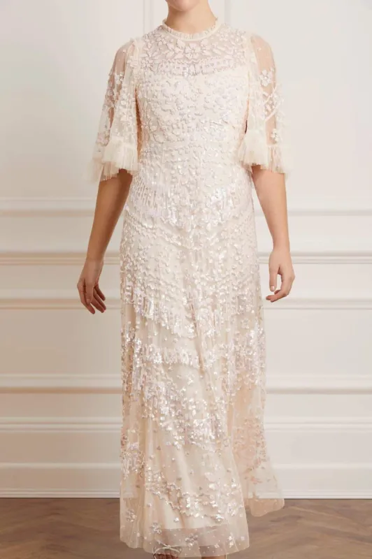 Anais Sequin Gown made by Needle & Thread