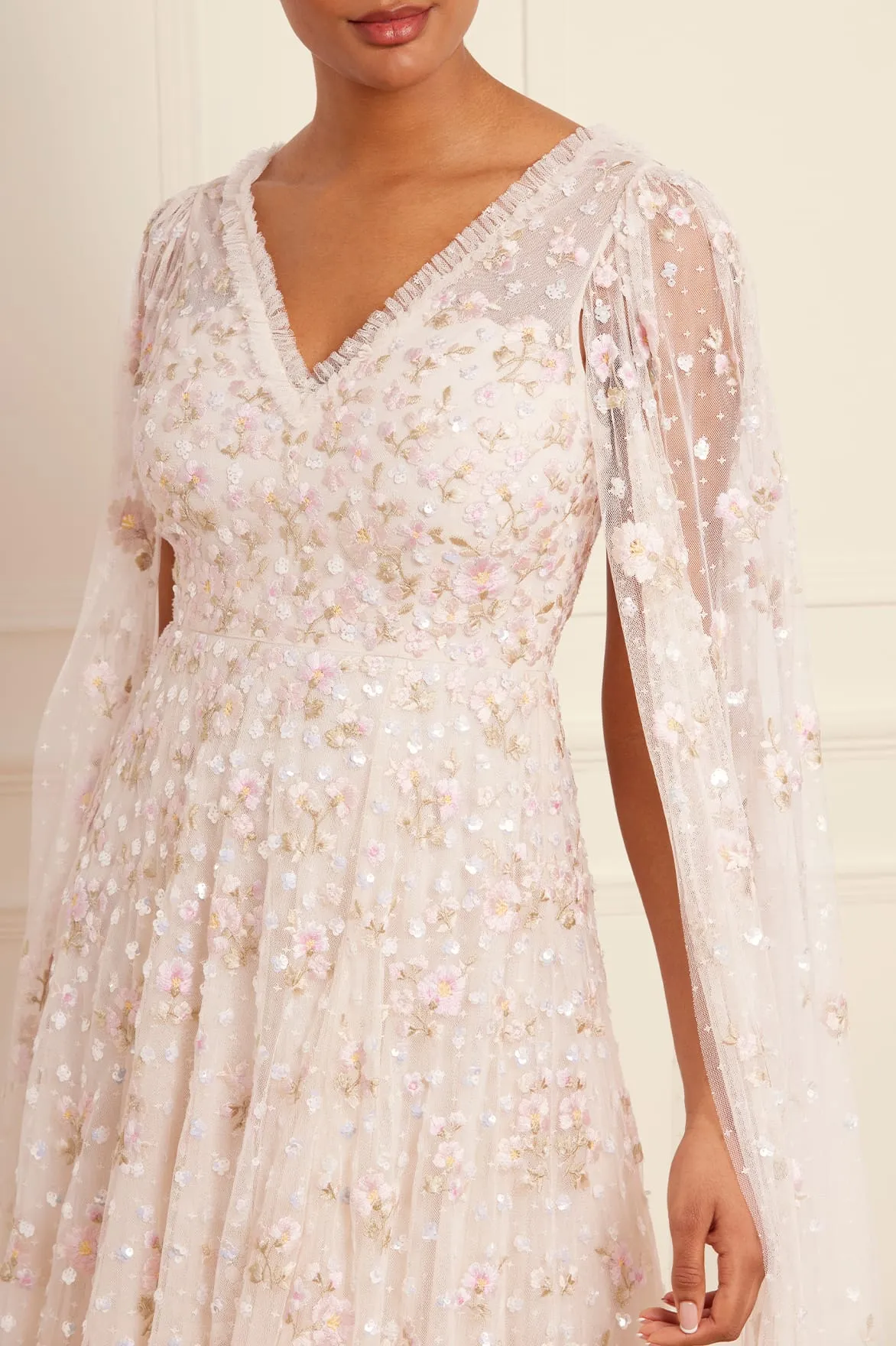 Dahlia Ditsy Ankle Gown sold by Needle & Thread product image thumbnail 4