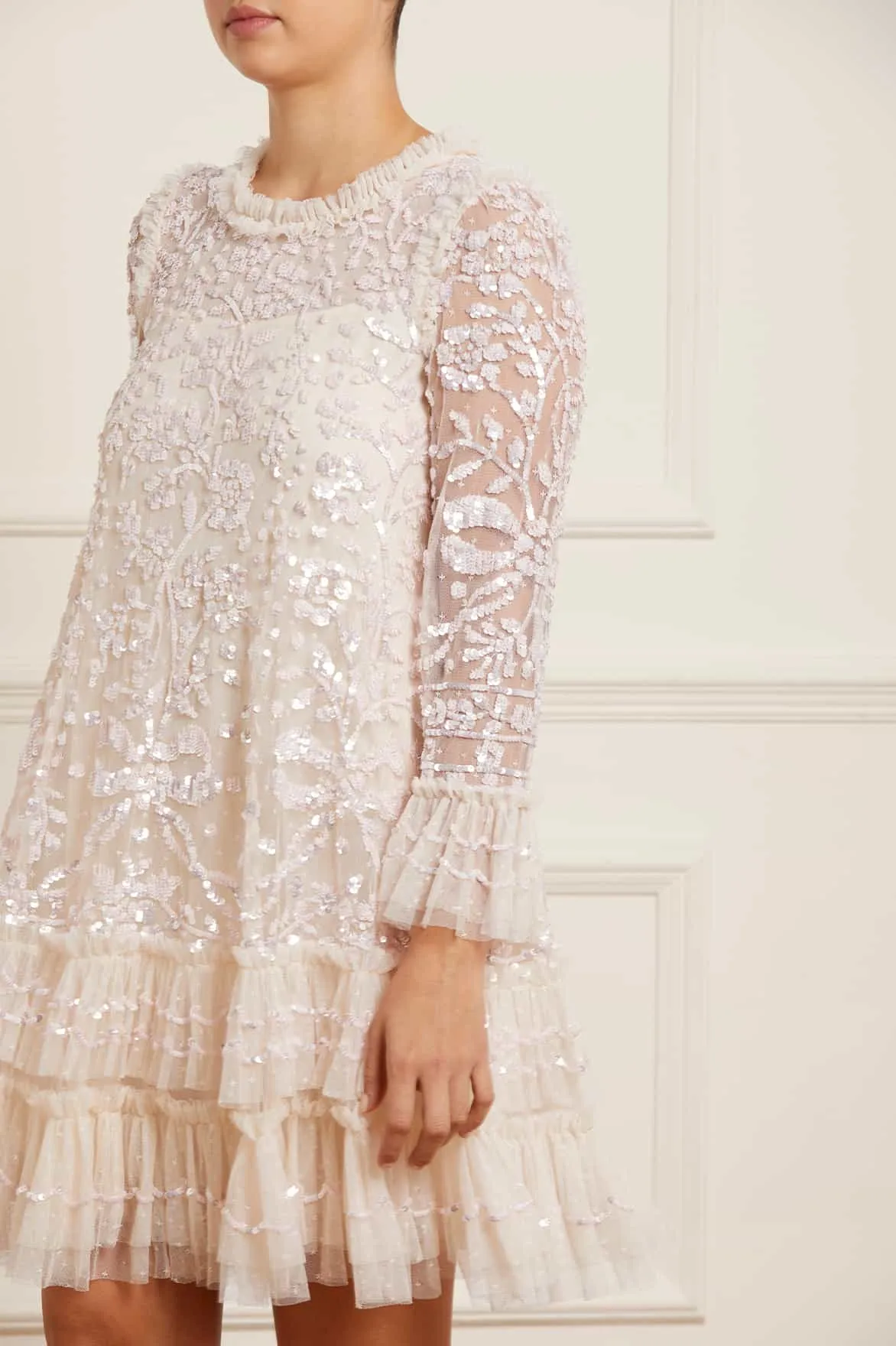 Celia Long Sleeve Mini Dress sold by Needle & Thread product image thumbnail 2