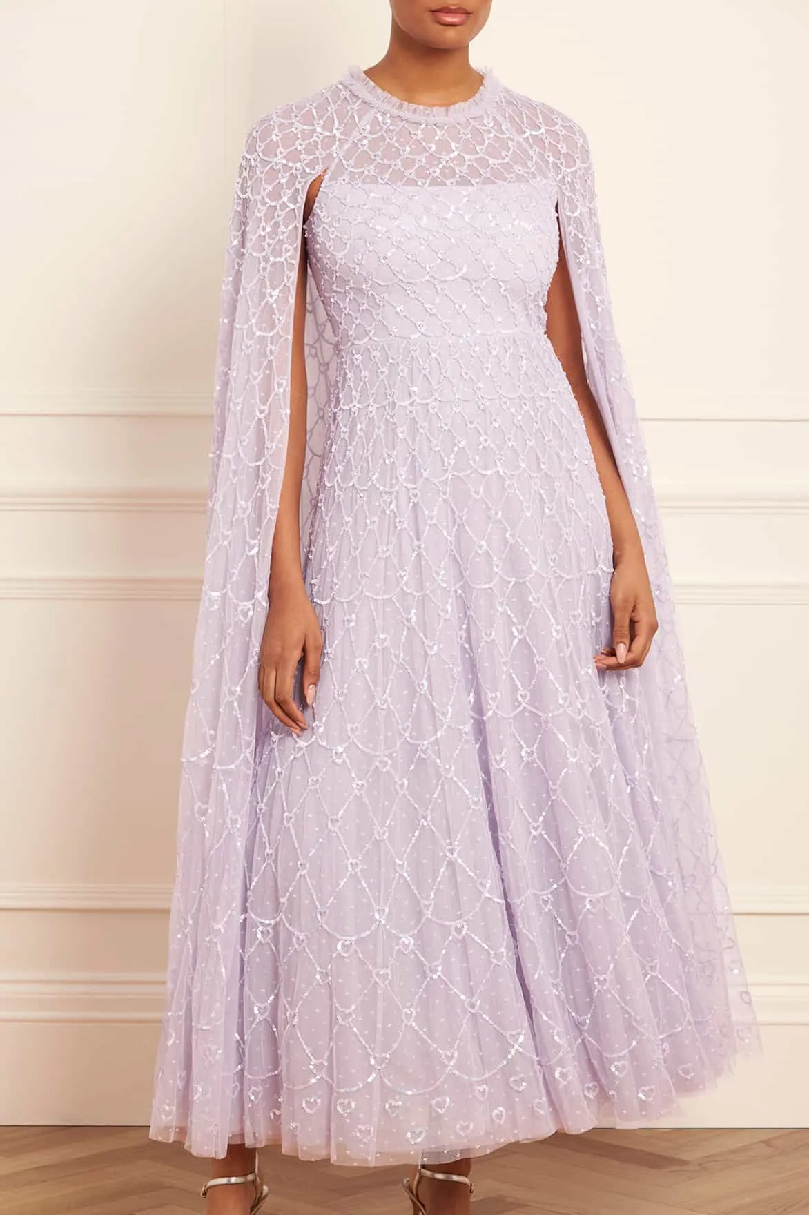 Heart Lattice Ankle Gown sold by Needle & Thread product image thumbnail 2