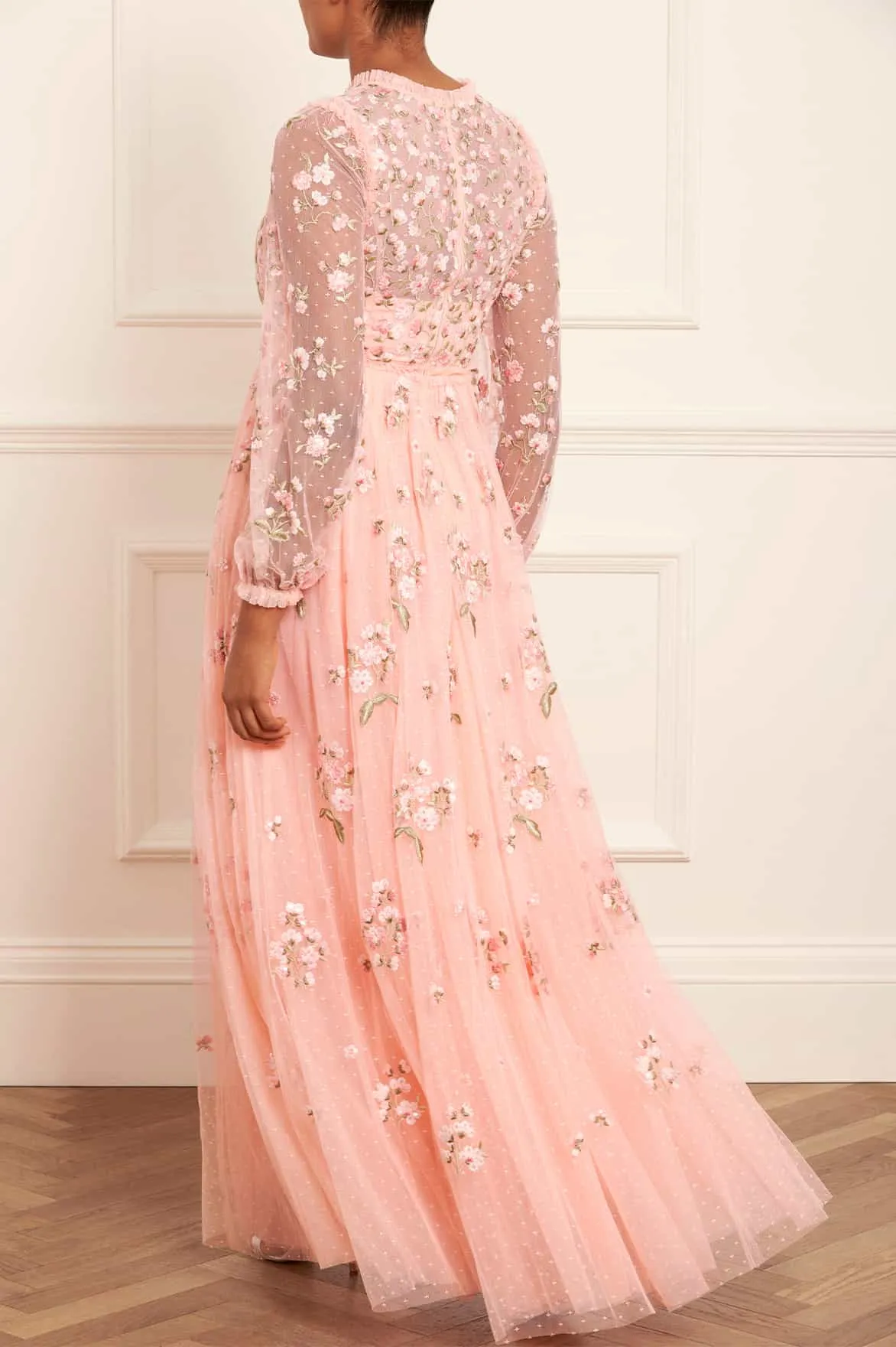 Posy Round Neck Gown sold by Needle & Thread product image thumbnail 4