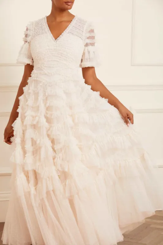 Phoenix V-Neck Gown sold by Needle & Thread