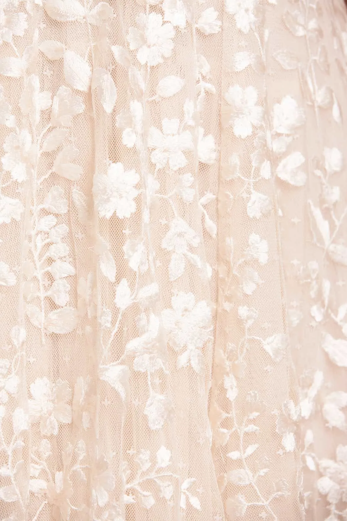 Posy Pirouette One-Shoulder Ankle Gown sold by Needle & Thread product image thumbnail 5