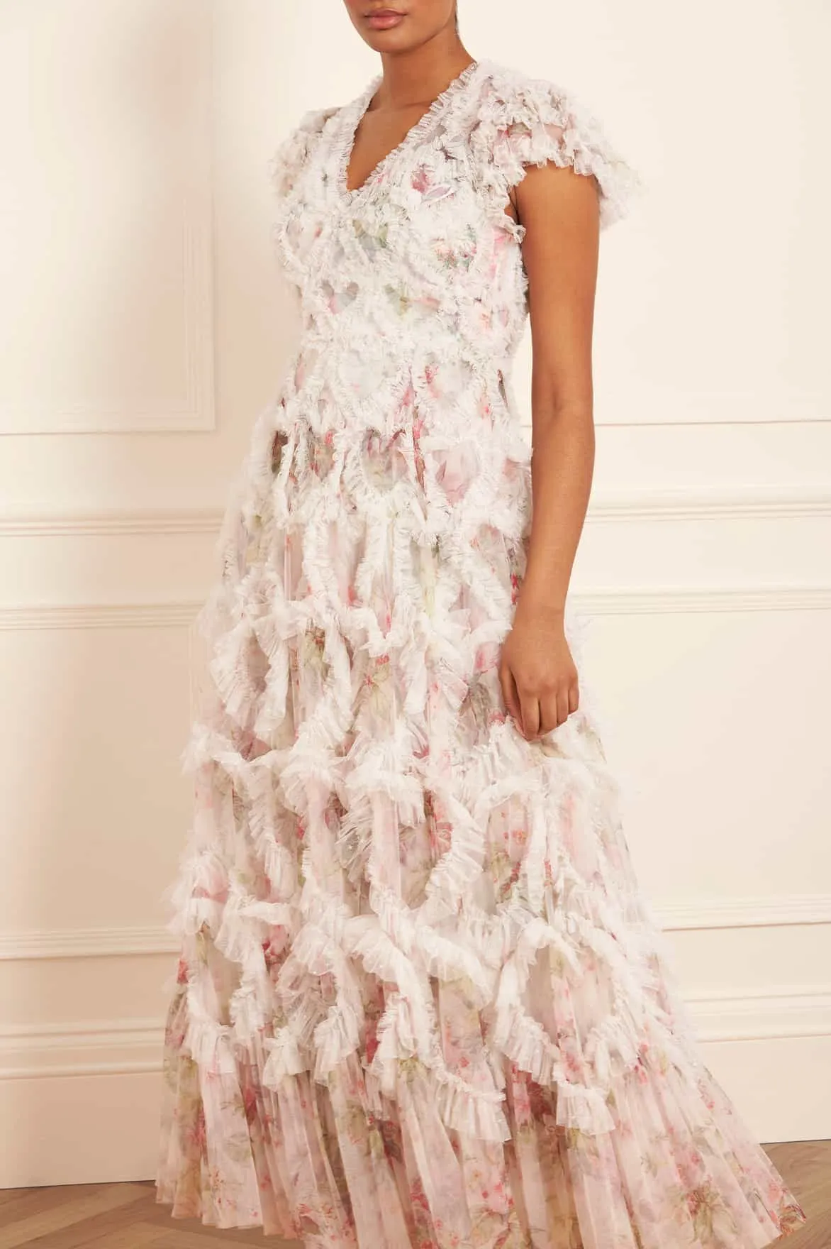 Paradise Garden Amorette V-Neck Gown sold by Needle & Thread