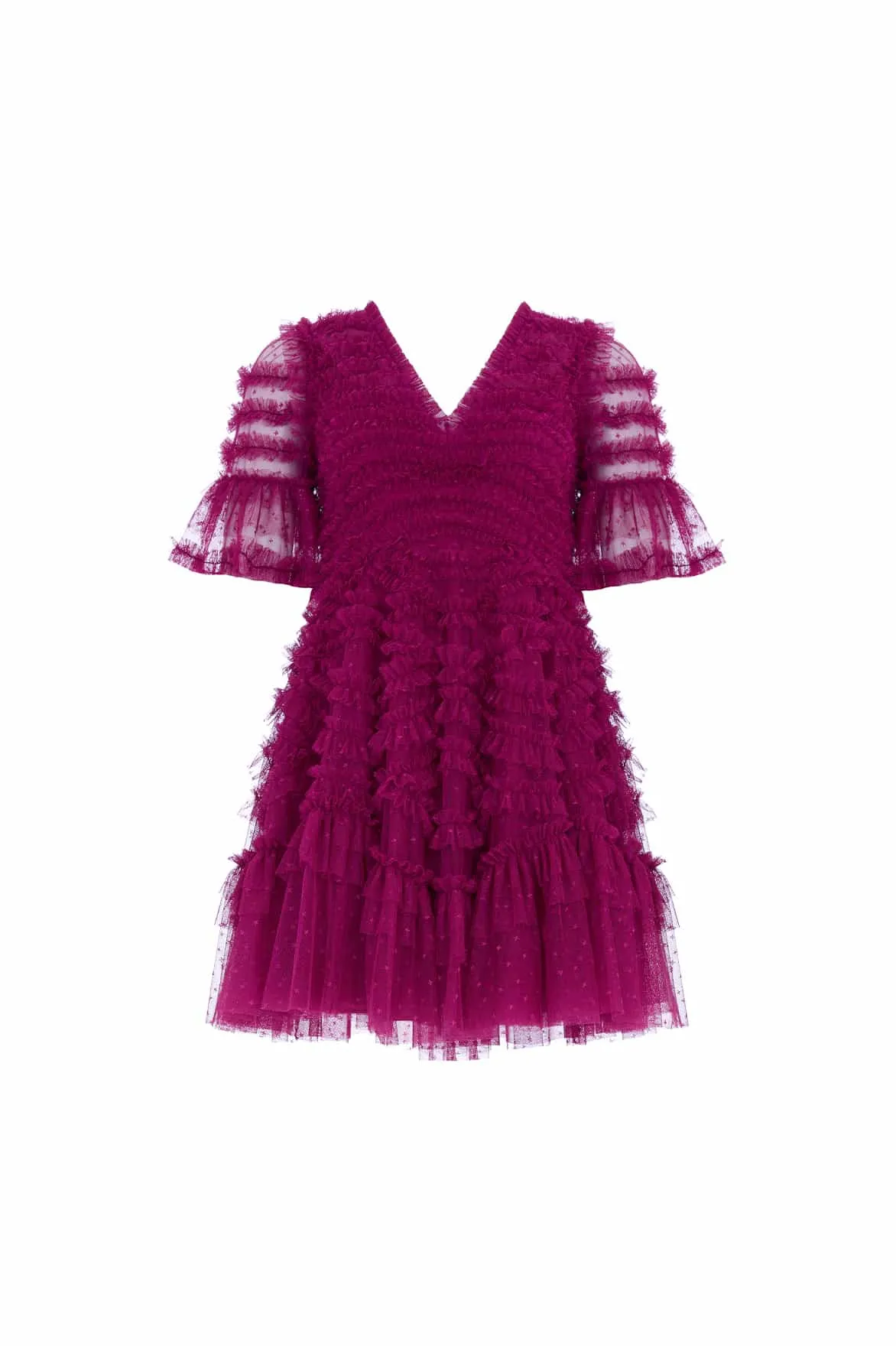 Phoenix V-Neck Micro Mini Dress sold by Needle & Thread product image thumbnail 2