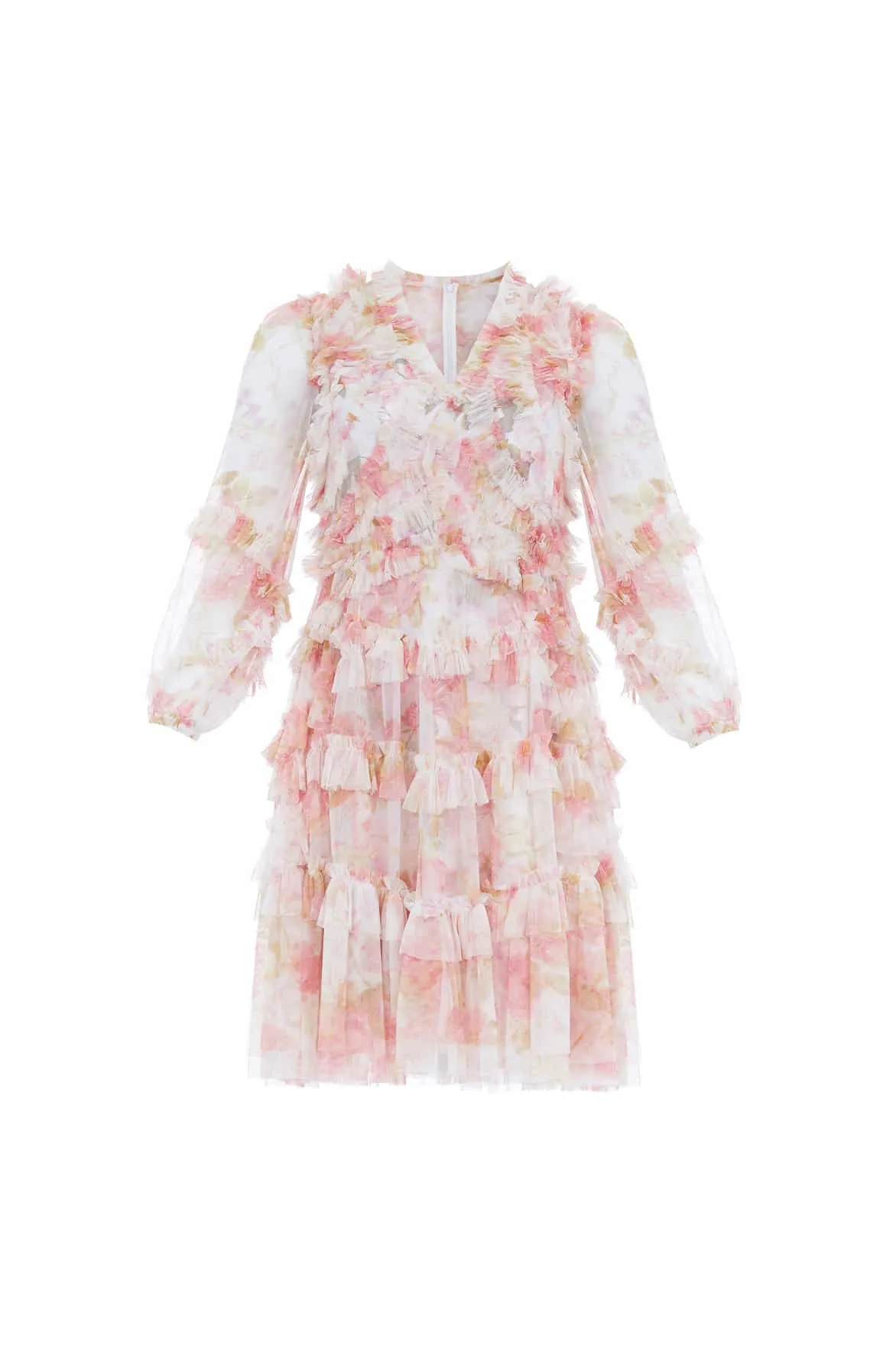 Rose Bluebell Ruffle Mini Dress sold by Needle & Thread product image thumbnail 3