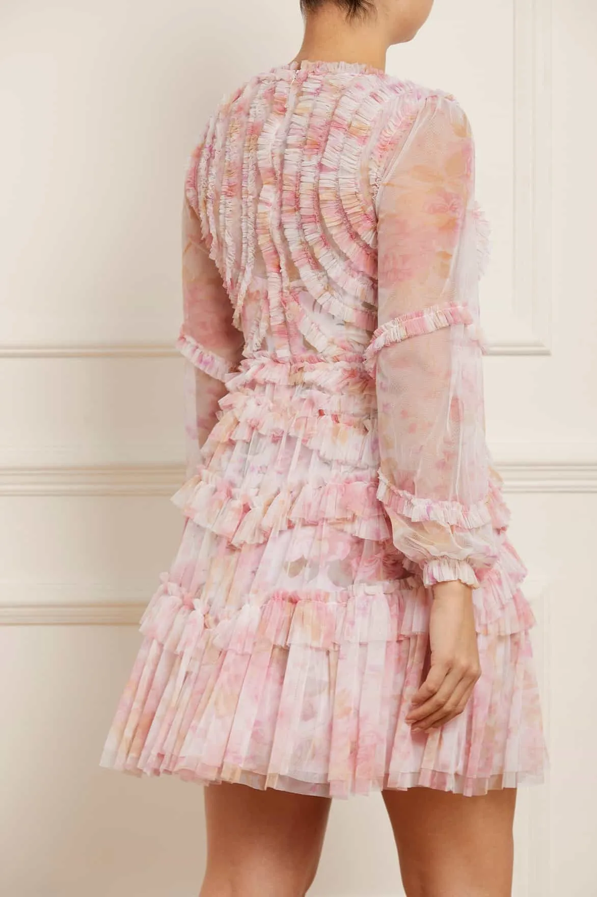 Rose Bluebell Ruffle Mini Dress sold by Needle & Thread product image thumbnail 5