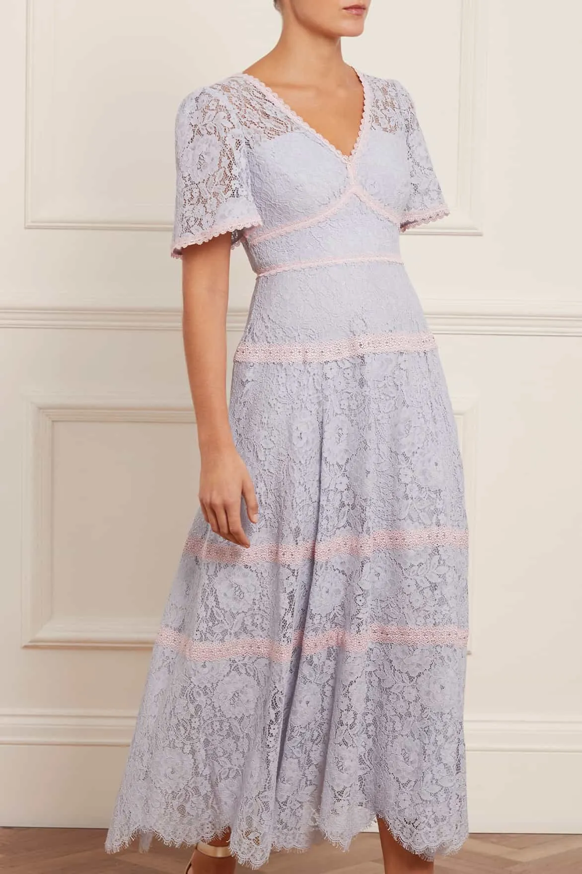 Lace Primrose Ankle Gown sold by Needle & Thread product image thumbnail 2