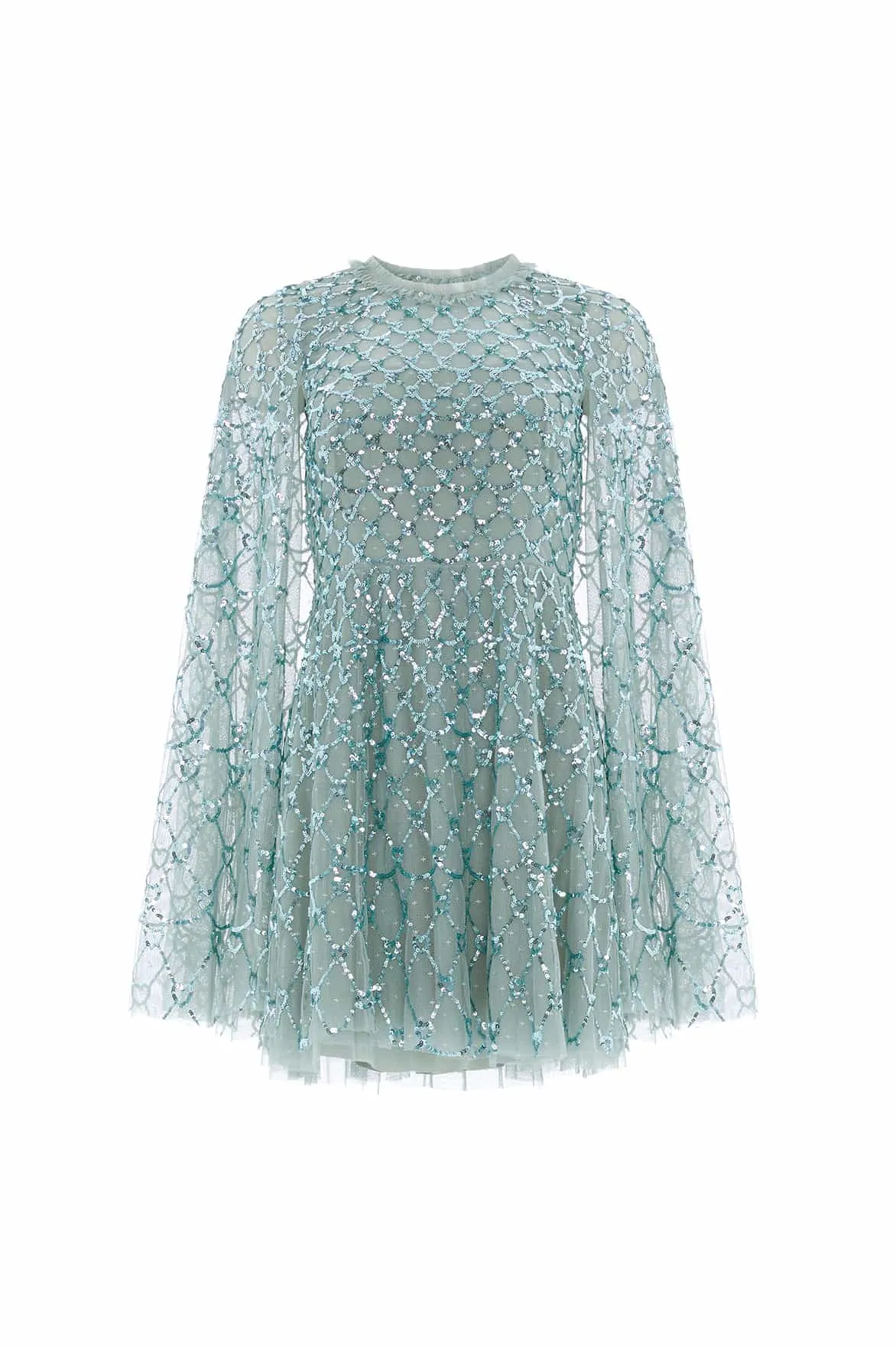 Heart Lattice Micro Mini Dress sold by Needle & Thread product image thumbnail 3