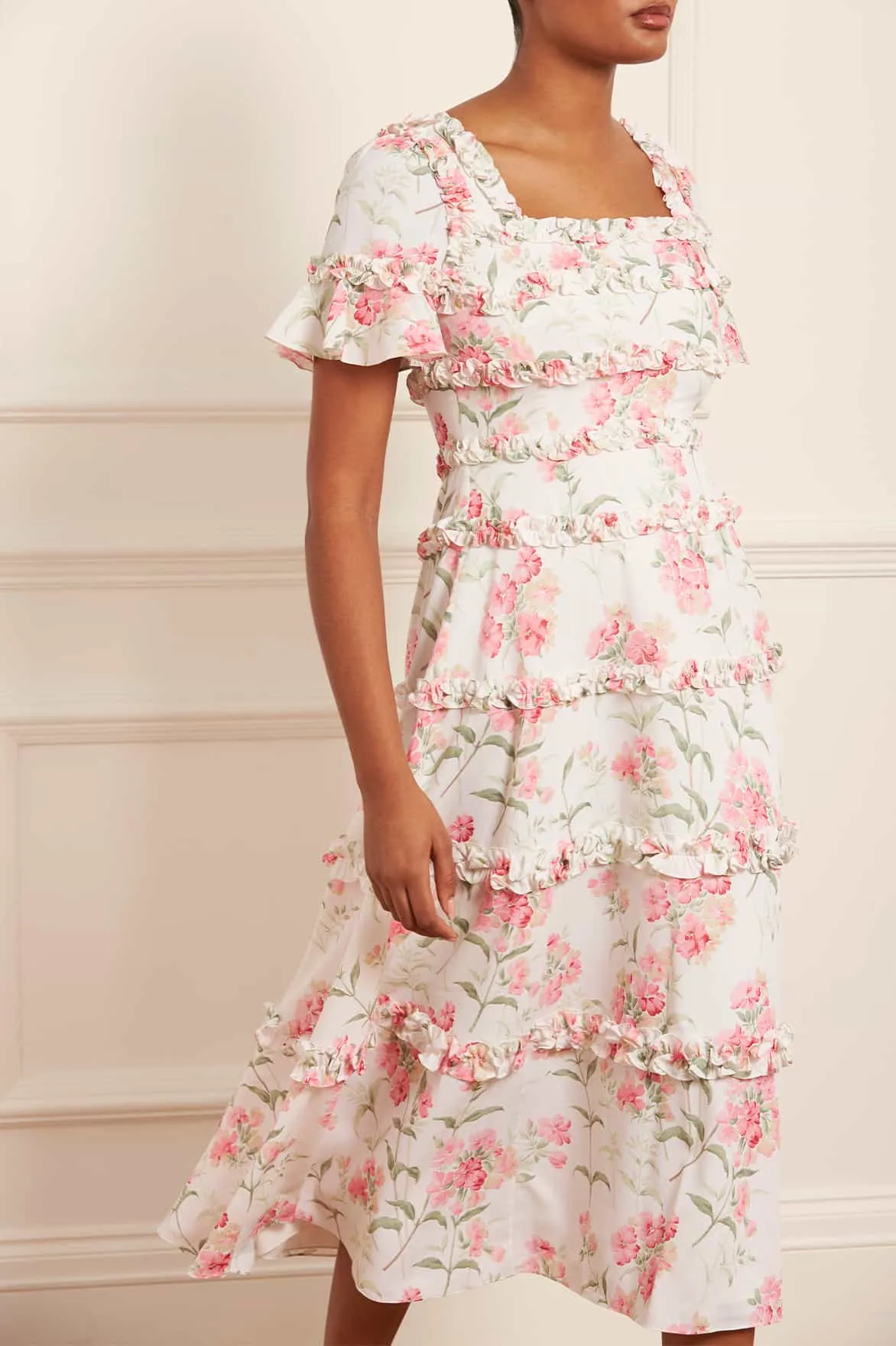 Summer Posy Maya Crepe Ballerina Dress sold by Needle & Thread