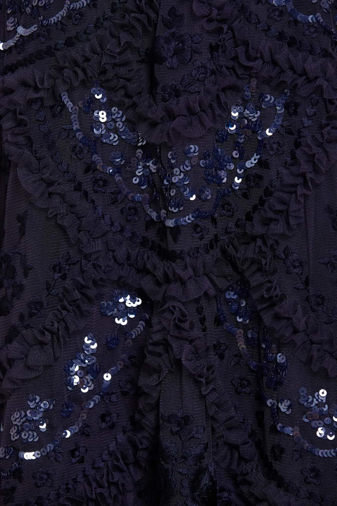 Carmen Ruffle Ankle Gown sold by Needle & Thread product image thumbnail 4