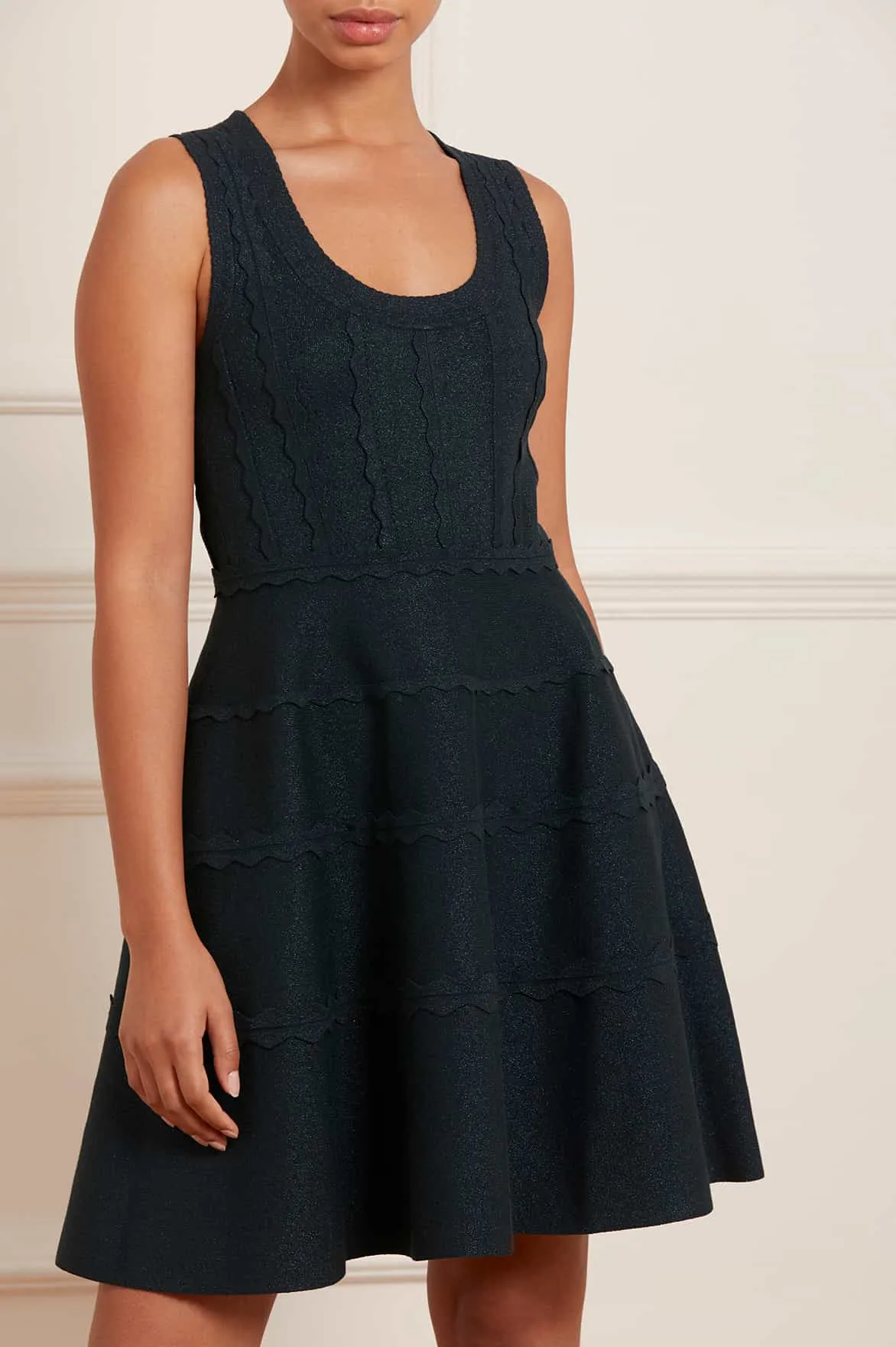 Shimmer Knit Sleeveless Mini Dress sold by Needle & Thread