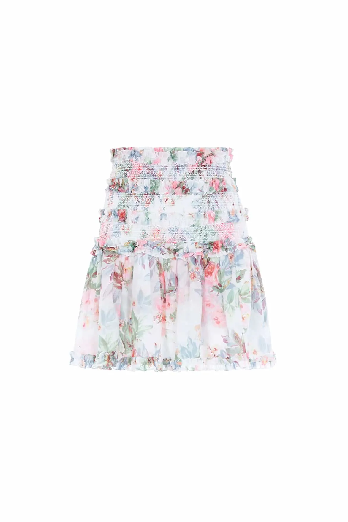 Paradise Garden Maria Chiffon Micro Mini Skirt sold by Needle & Thread product image thumbnail 2