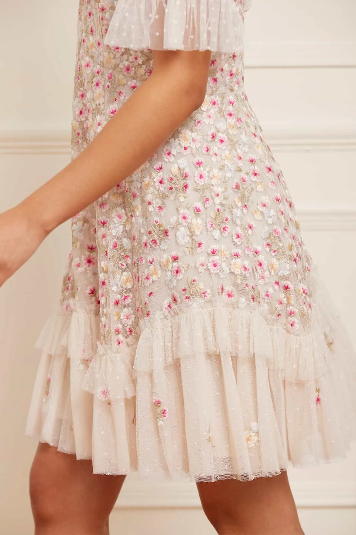 Evening Primrose Micro Mini Dress sold by Needle & Thread product image thumbnail 4