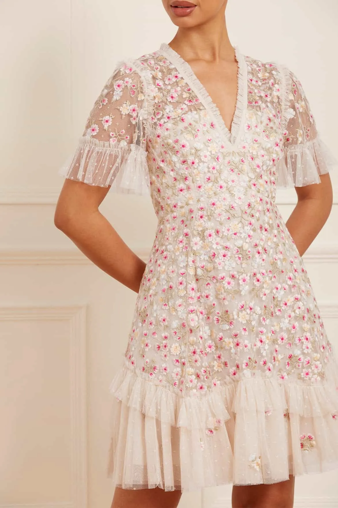 Evening Primrose Micro Mini Dress sold by Needle & Thread product image thumbnail 2